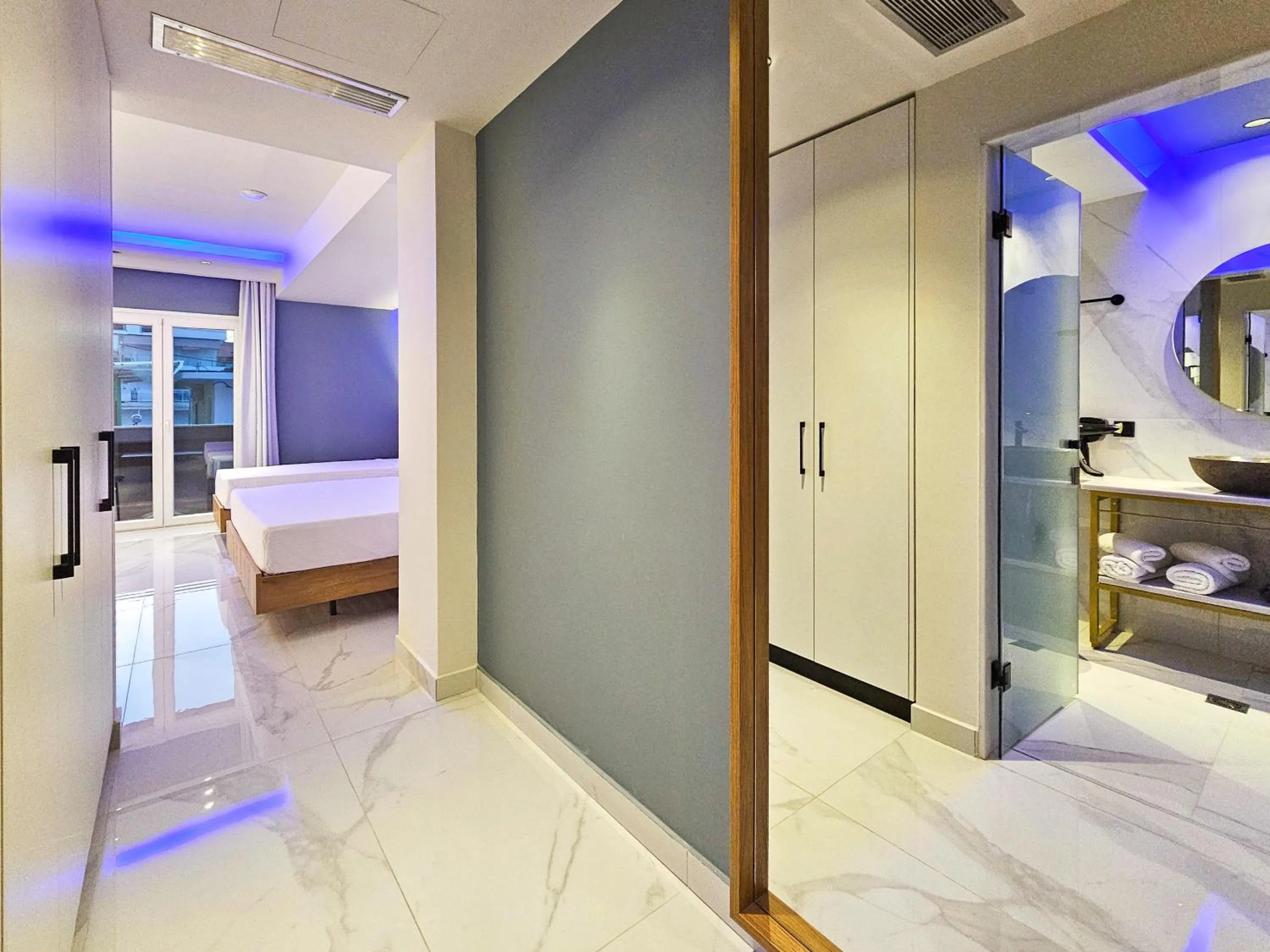 View (from property/room), Bed in AKTEON GIRNI