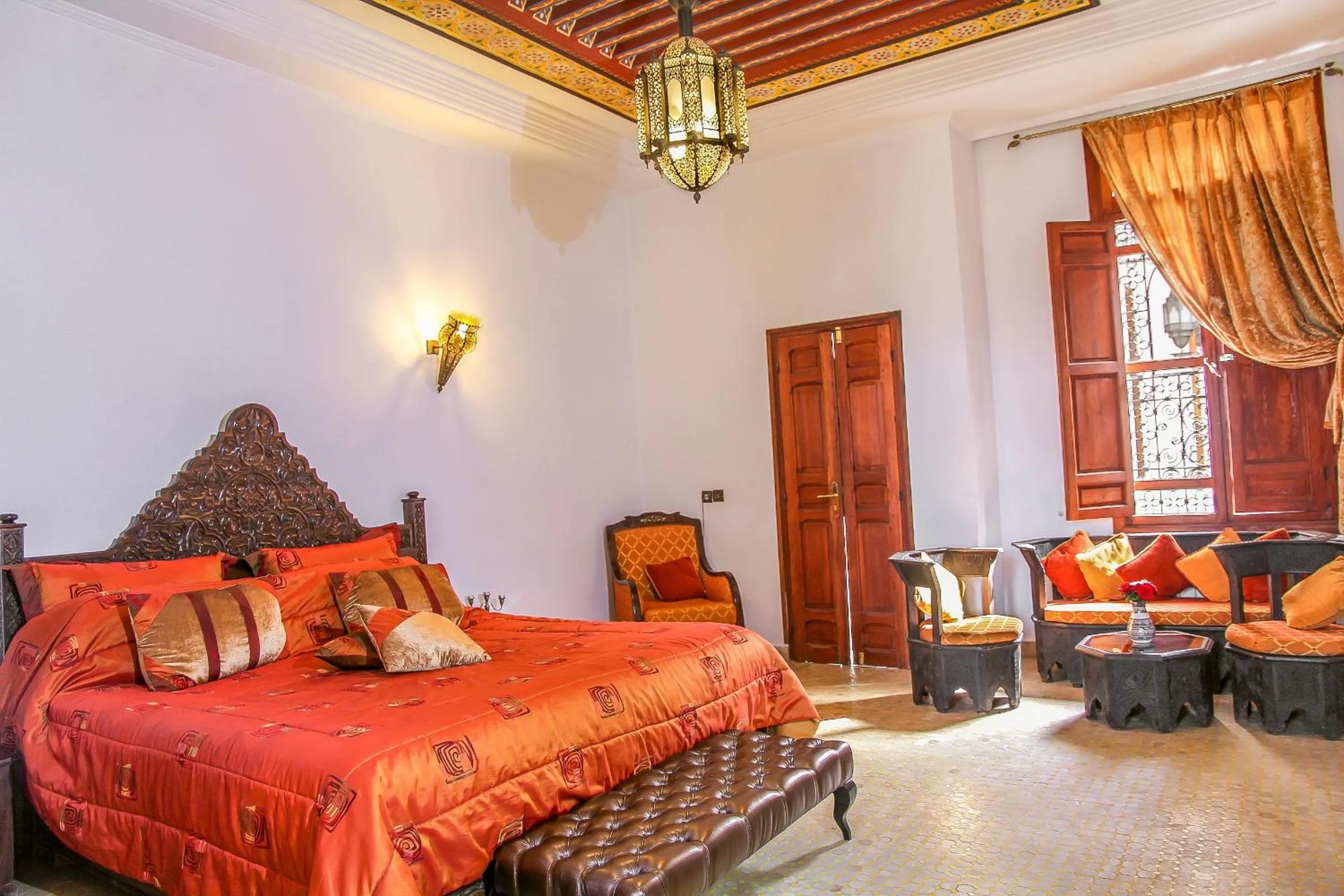 Bed in Riad Alya