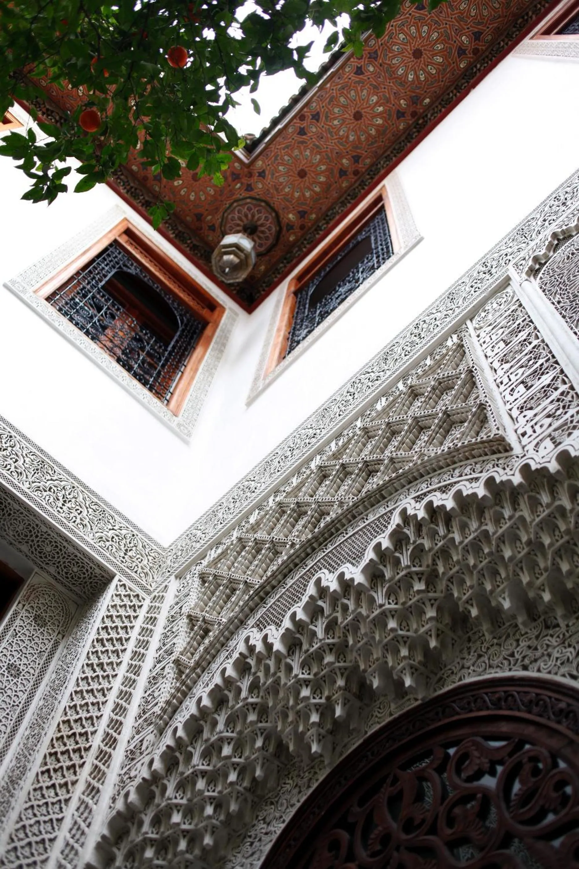 Decorative detail in Riad Alya