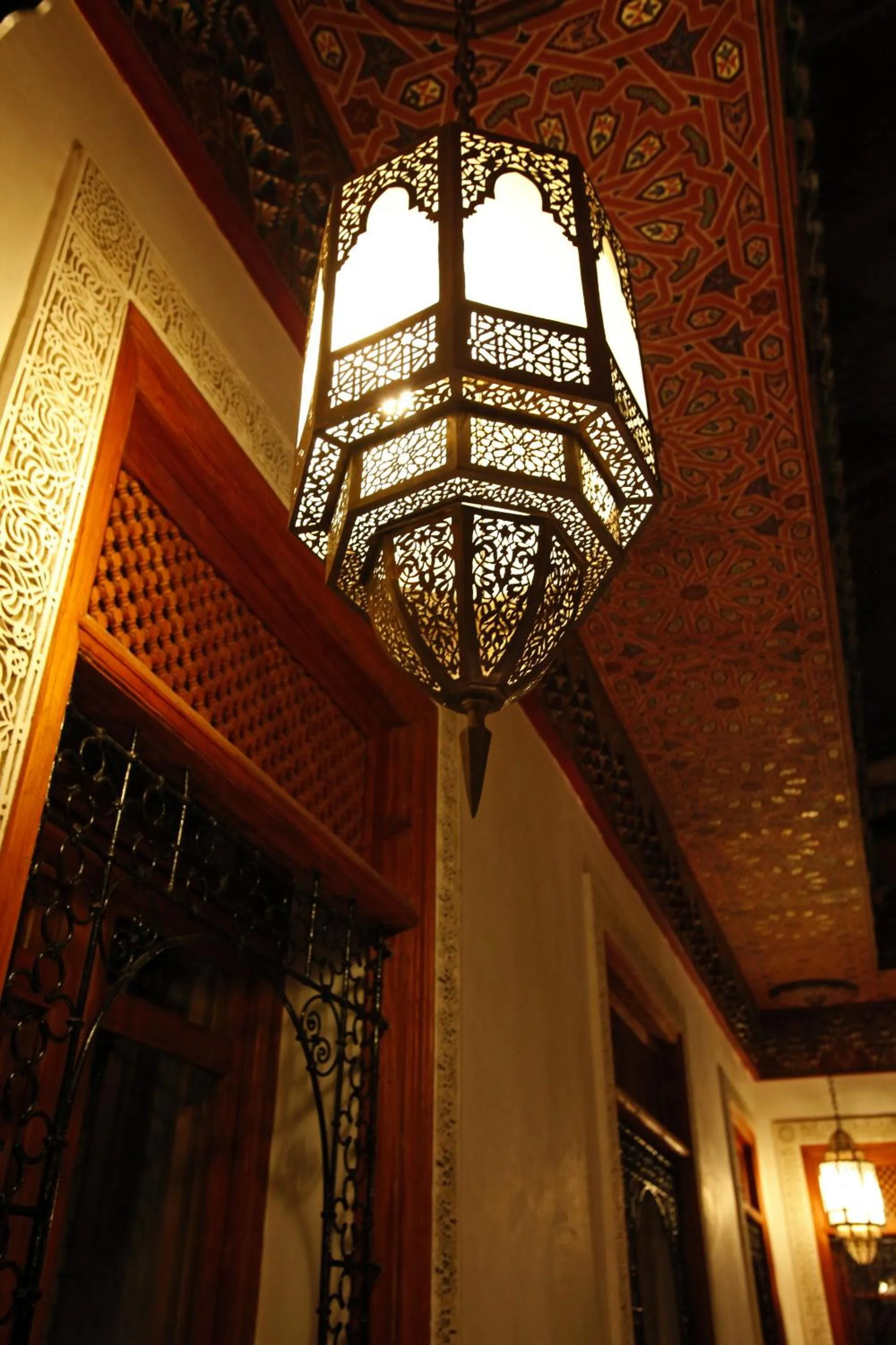 Decorative detail in Riad Alya