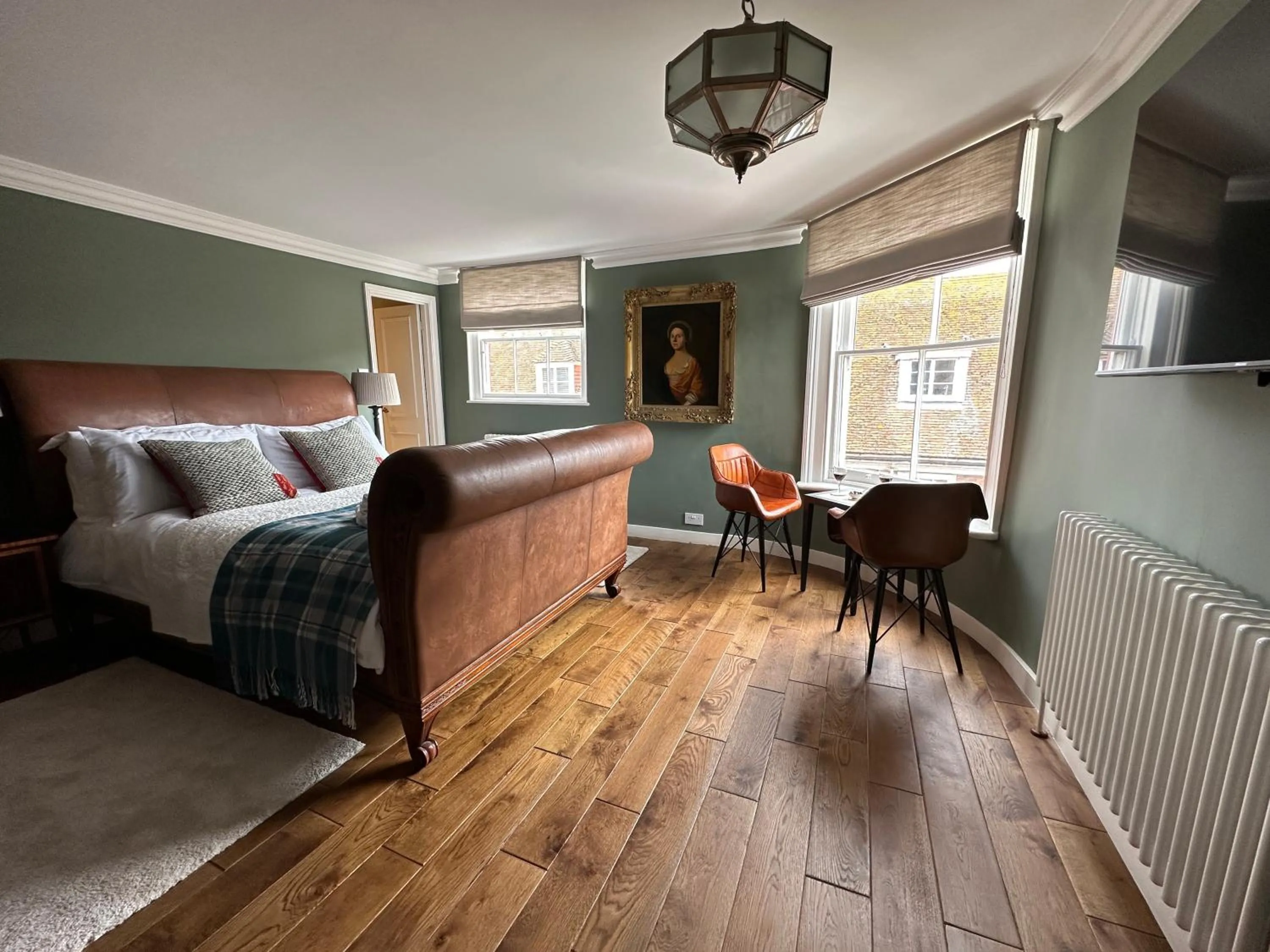 Bed in The Brontë Wing at The Apothecary Rye