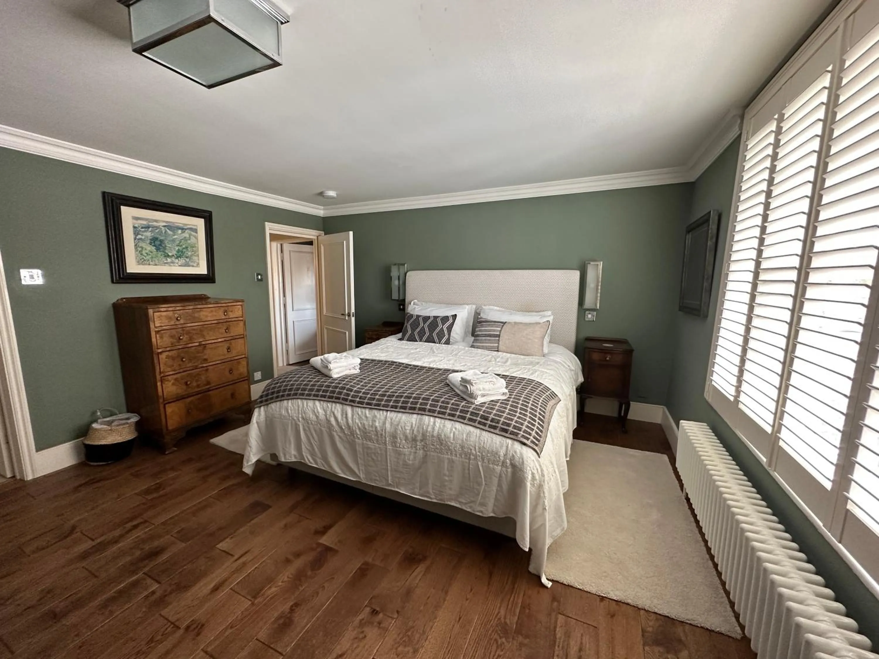 Bed in The Brontë Wing at The Apothecary Rye