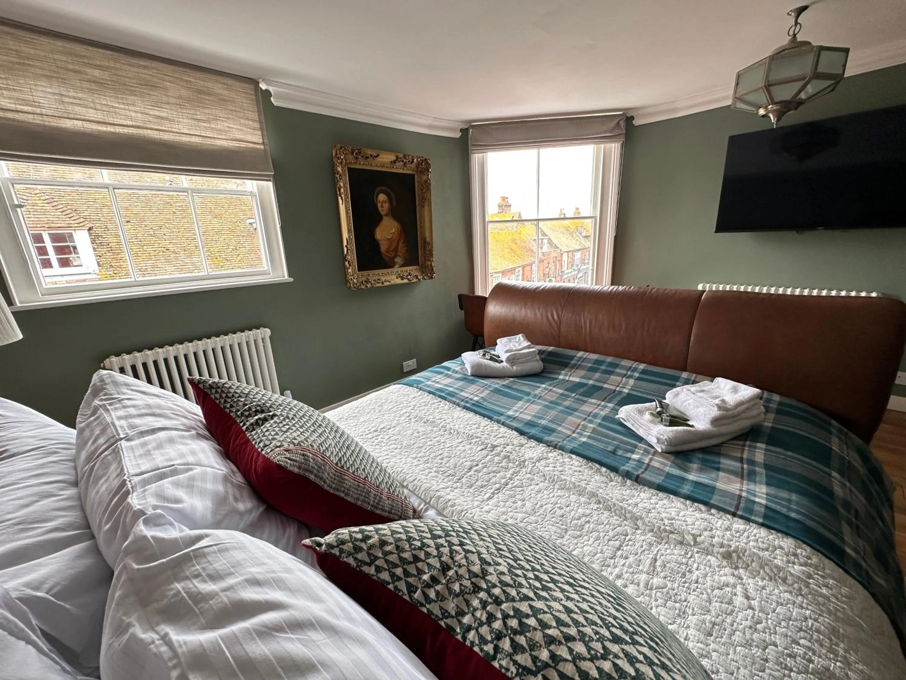 Bed in The Brontë Wing at The Apothecary Rye