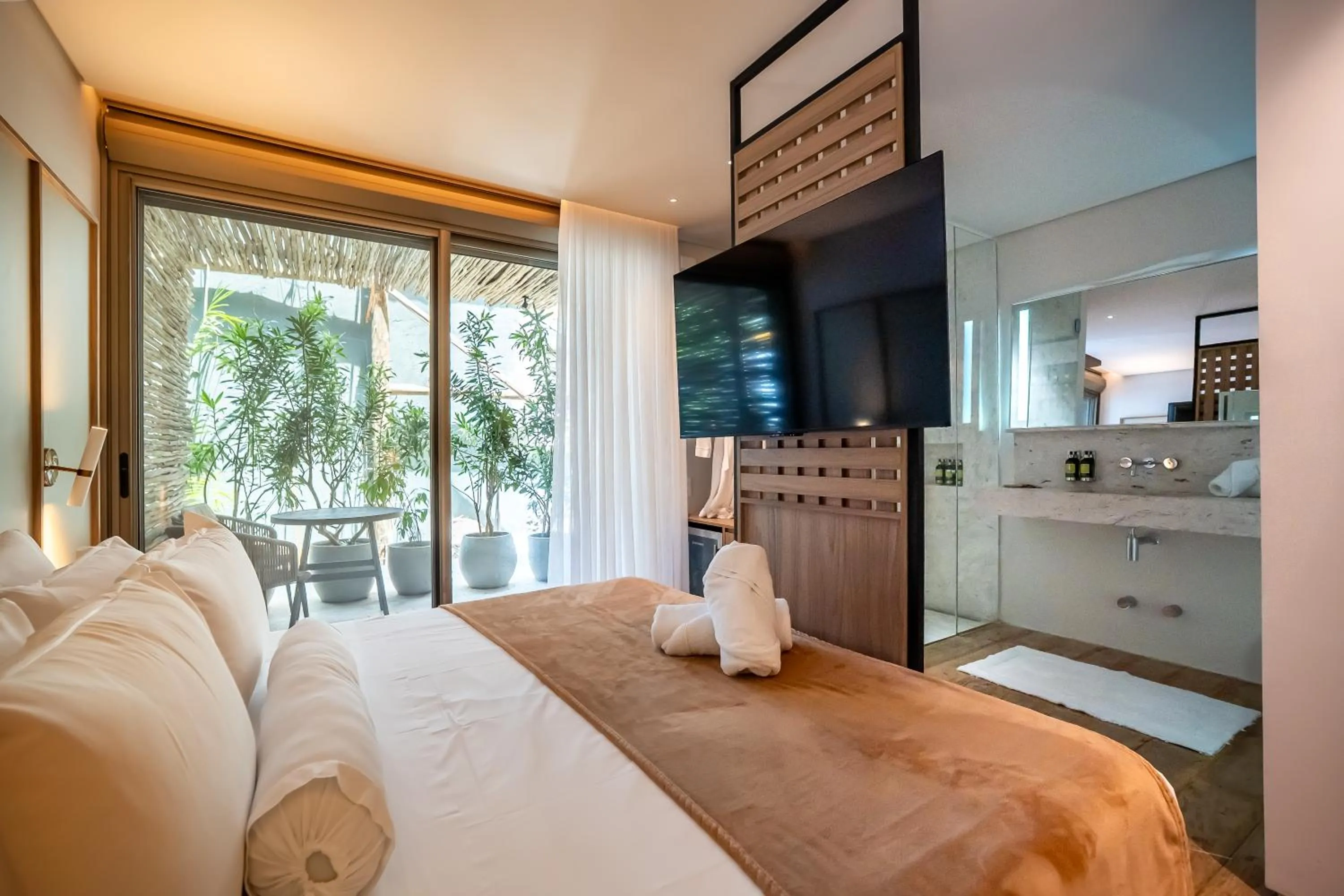 Bed in Duke Beach Hotel Maresias