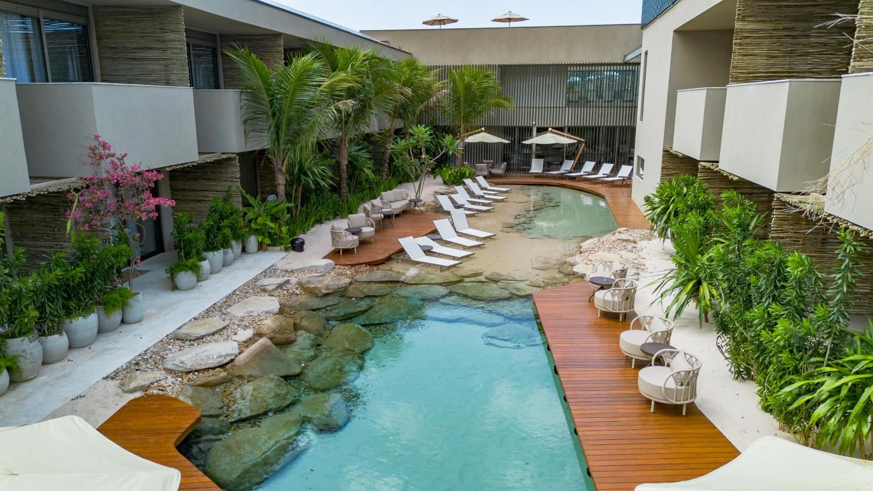 Property building in Duke Beach Hotel Maresias