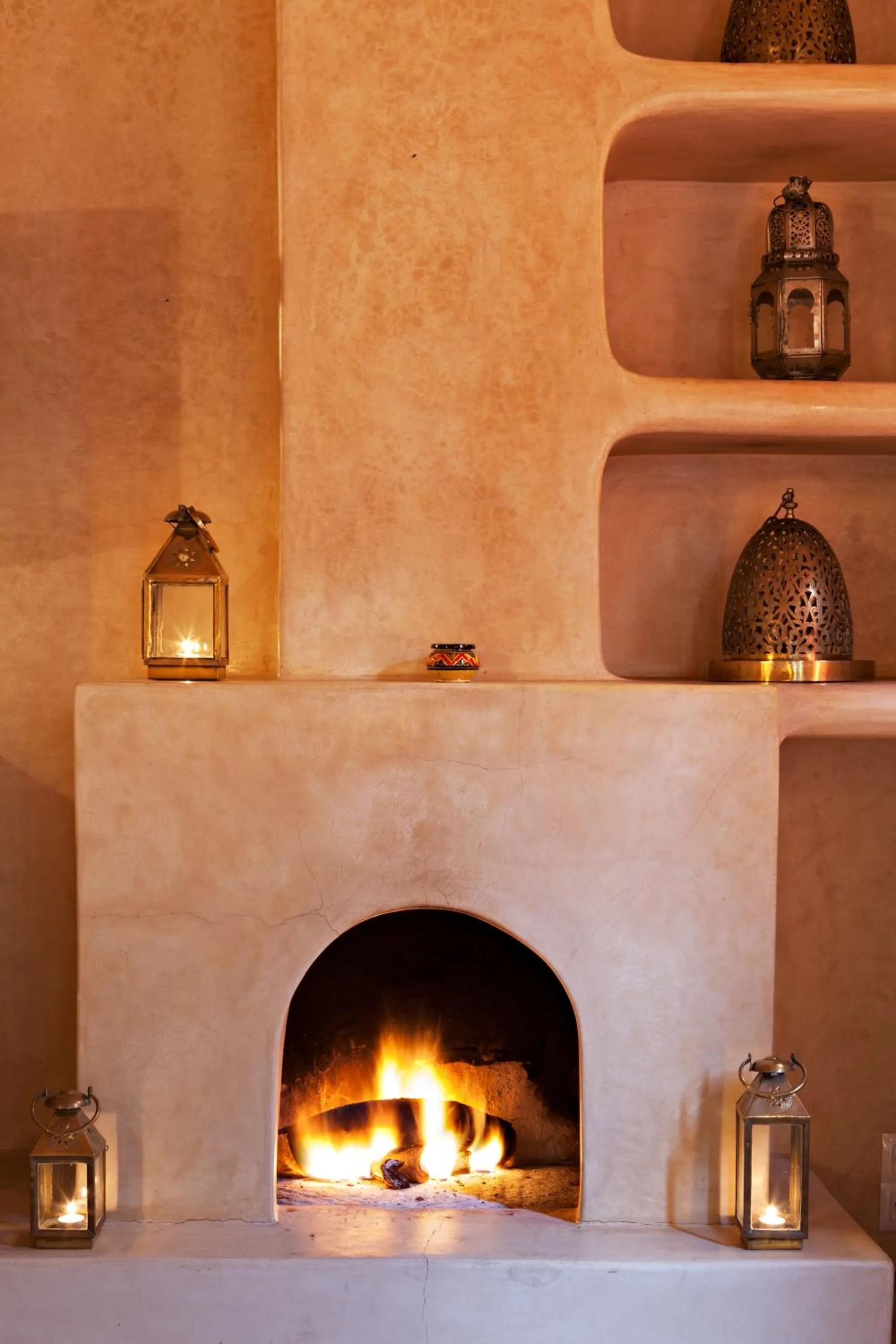 Decorative detail in Riad Chbanate