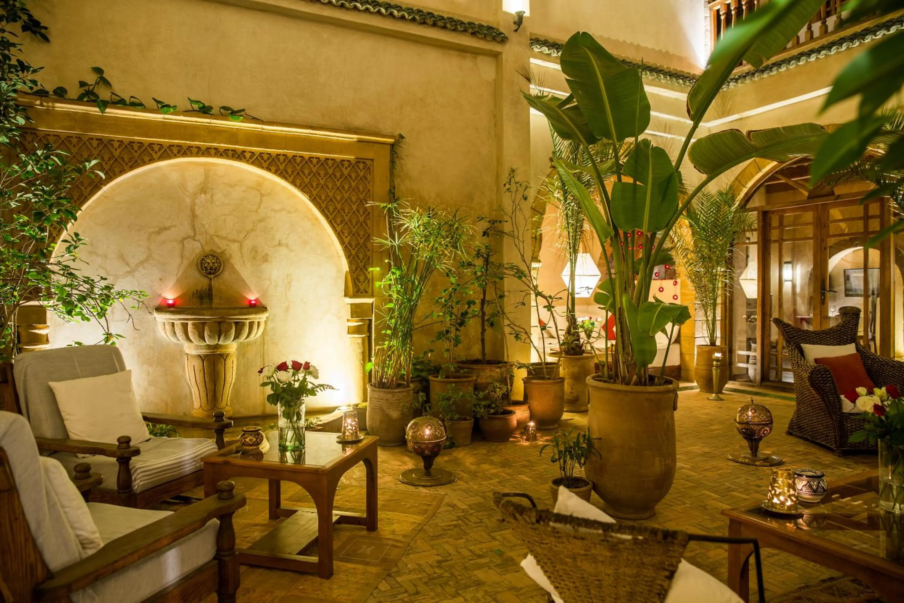 Patio in Riad Chbanate