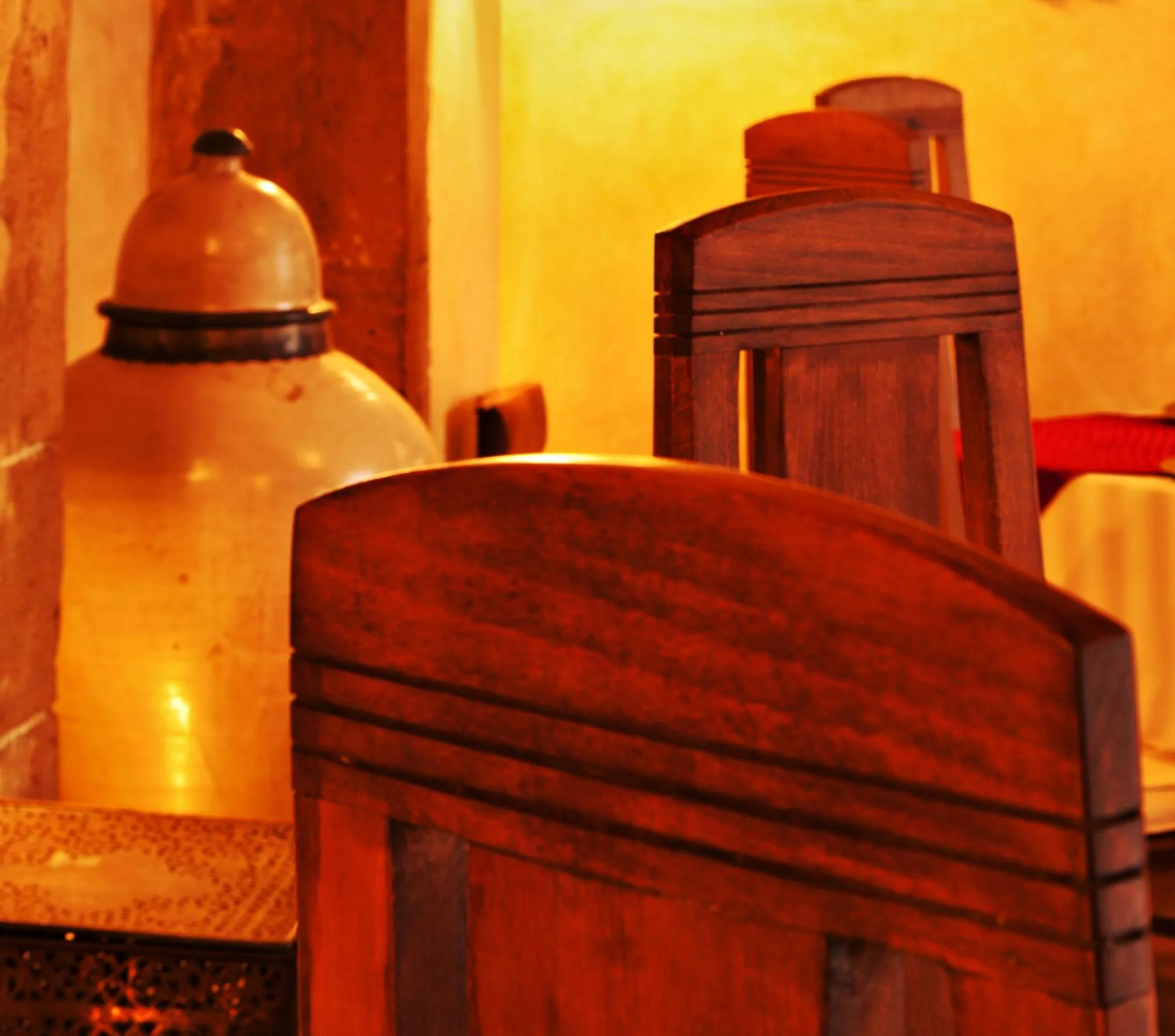 Decorative detail in Riad Chbanate