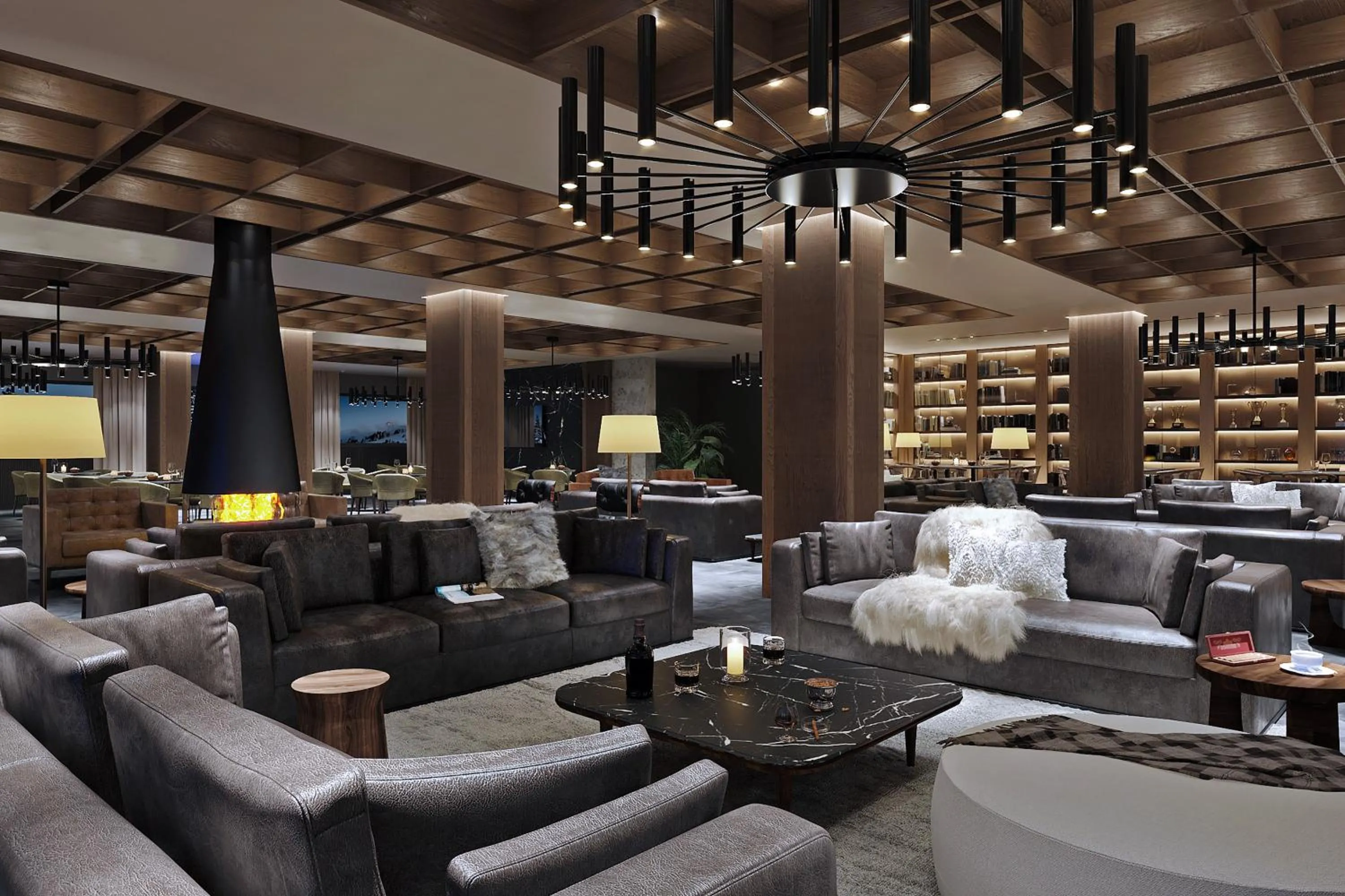 Communal lounge/ TV room in Hotel Grand Kopaonik
