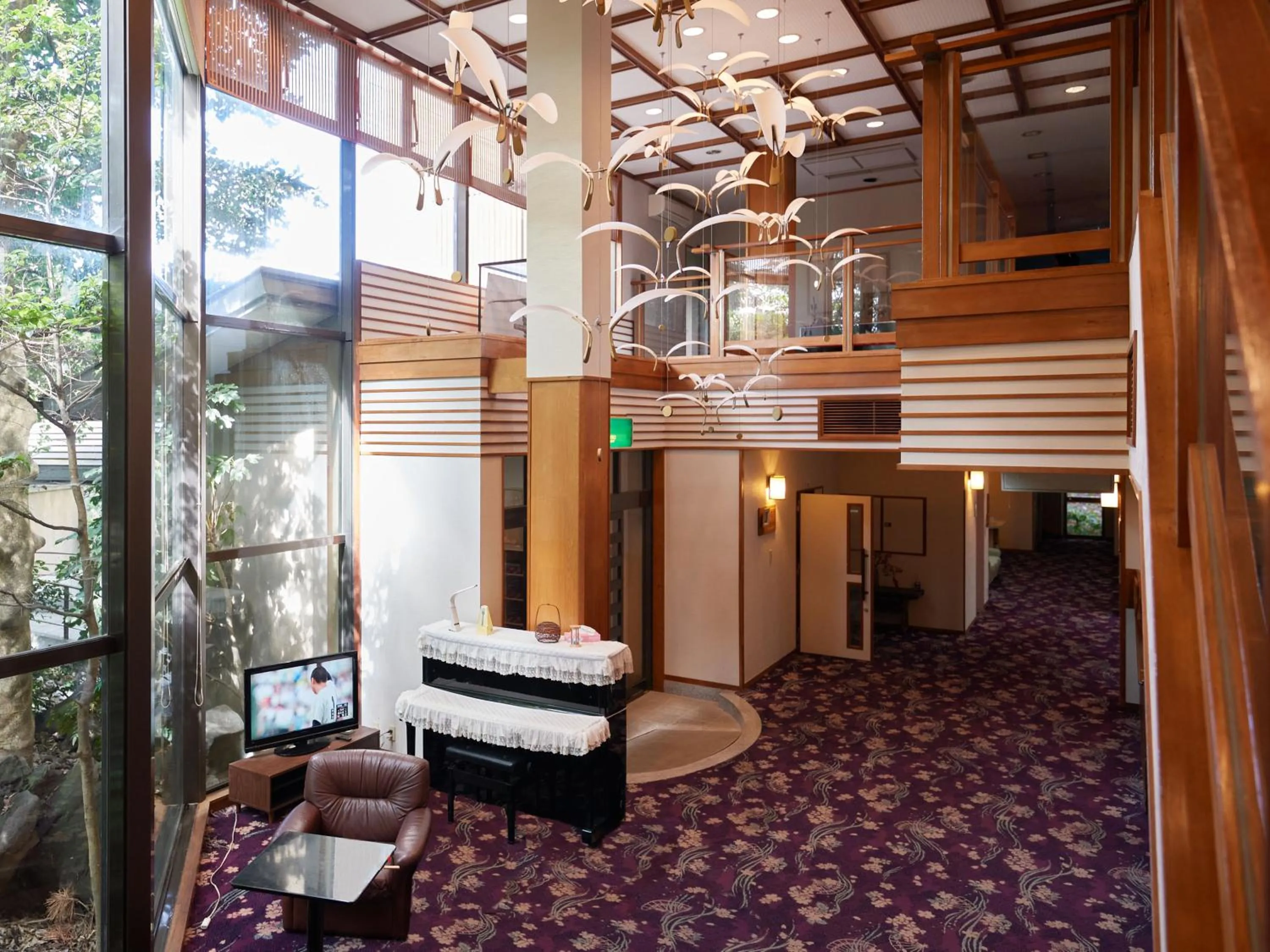 Lobby or reception in Sakura no Yakata Hotel