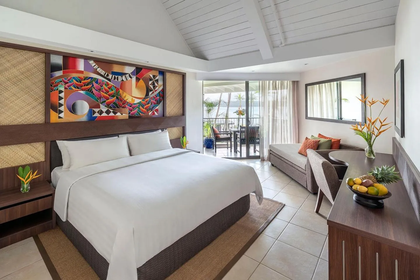 Photo of the whole room, Bed in Shangri-La Yanuca Island, Fiji