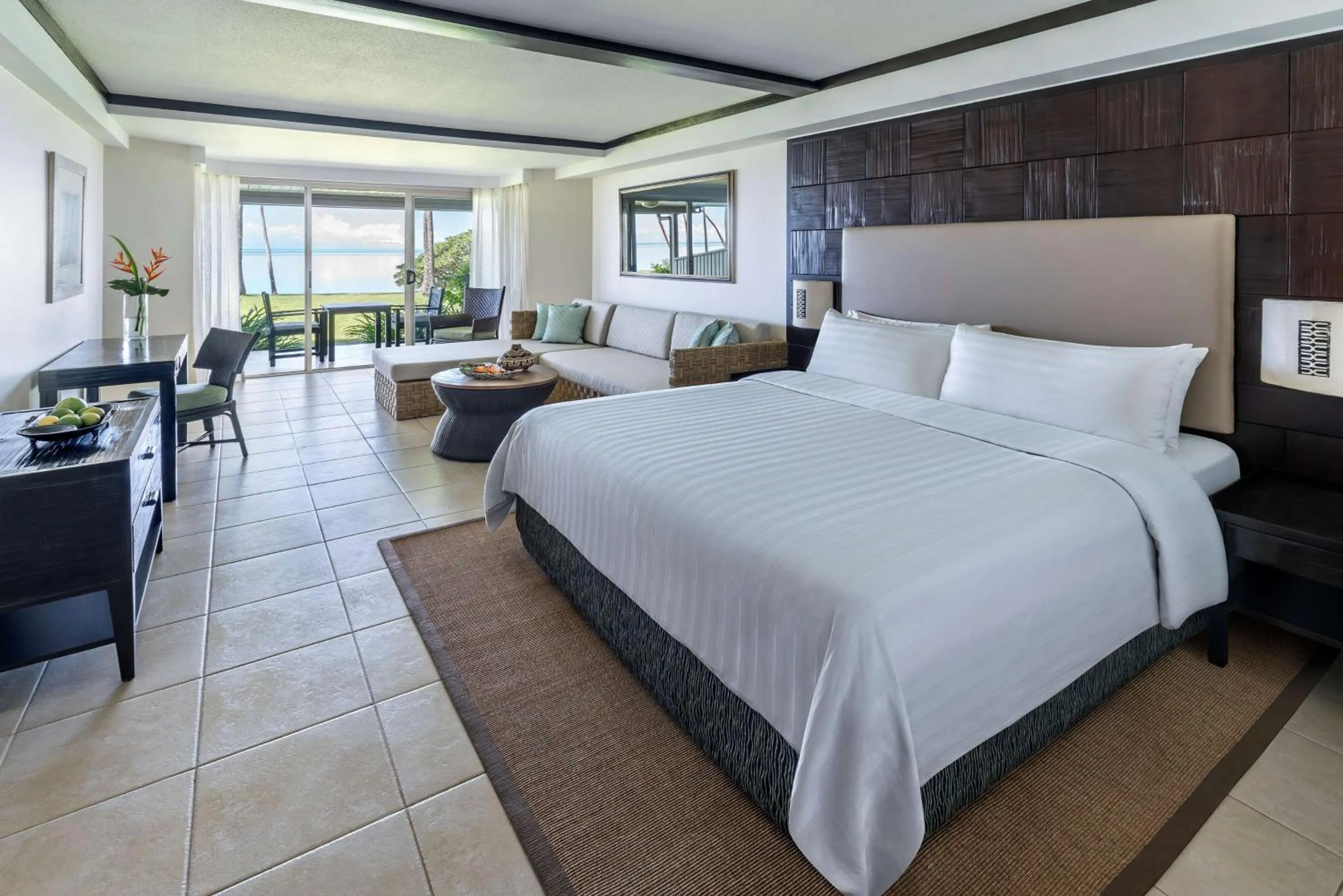Photo of the whole room, Bed in Shangri-La Yanuca Island, Fiji