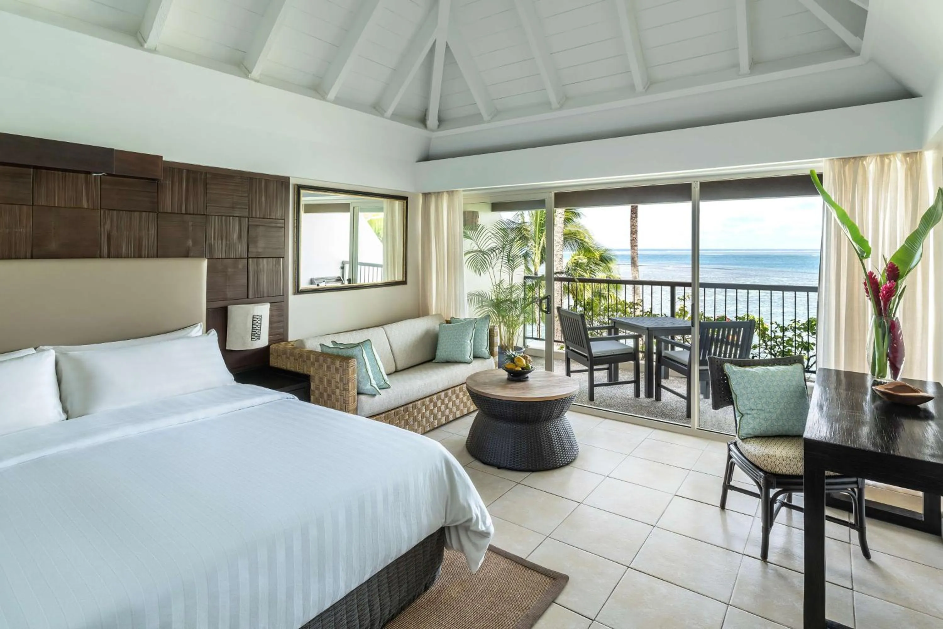 Photo of the whole room, Bed in Shangri-La Yanuca Island, Fiji