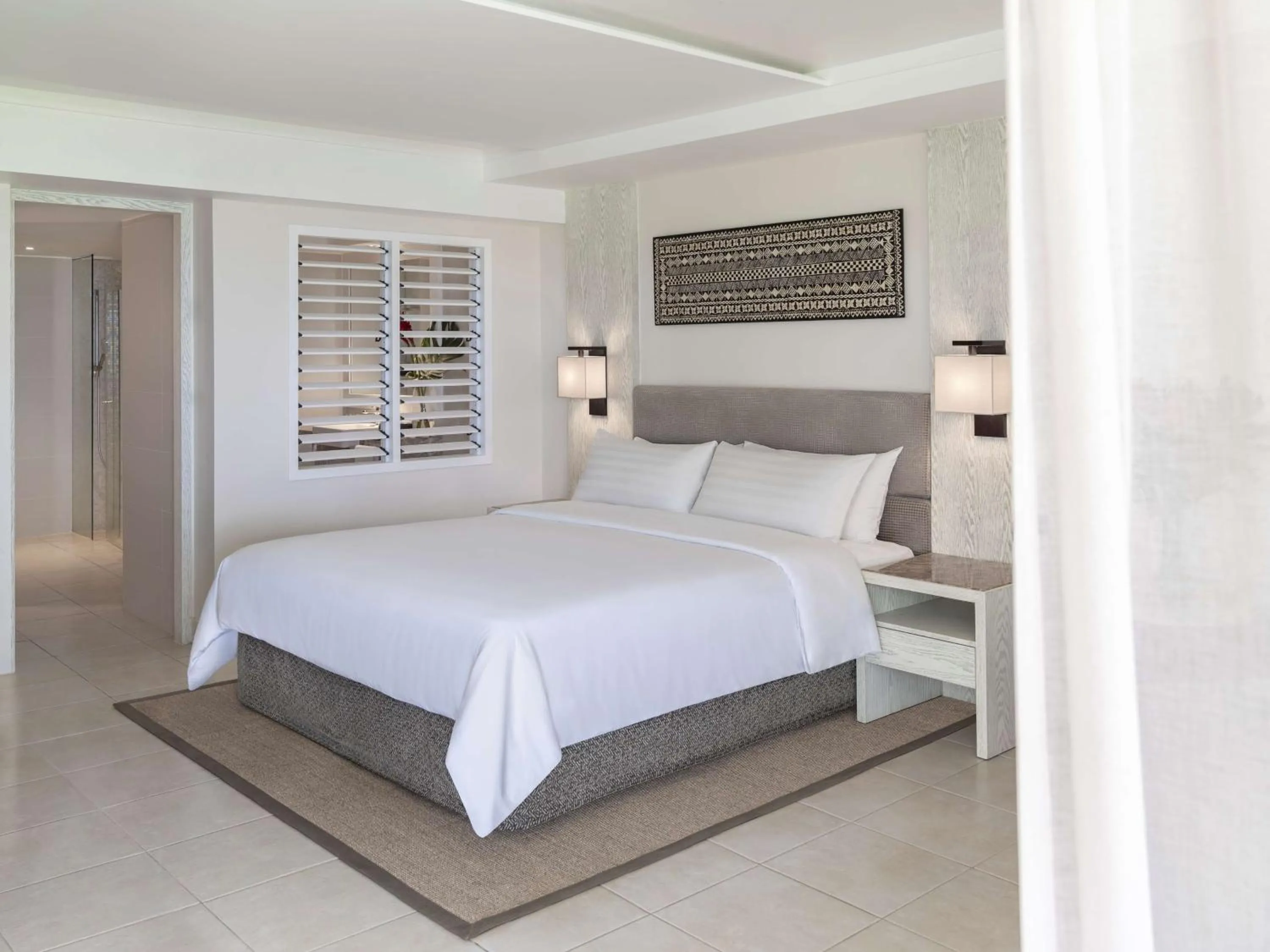 Photo of the whole room, Bed in Shangri-La Yanuca Island, Fiji