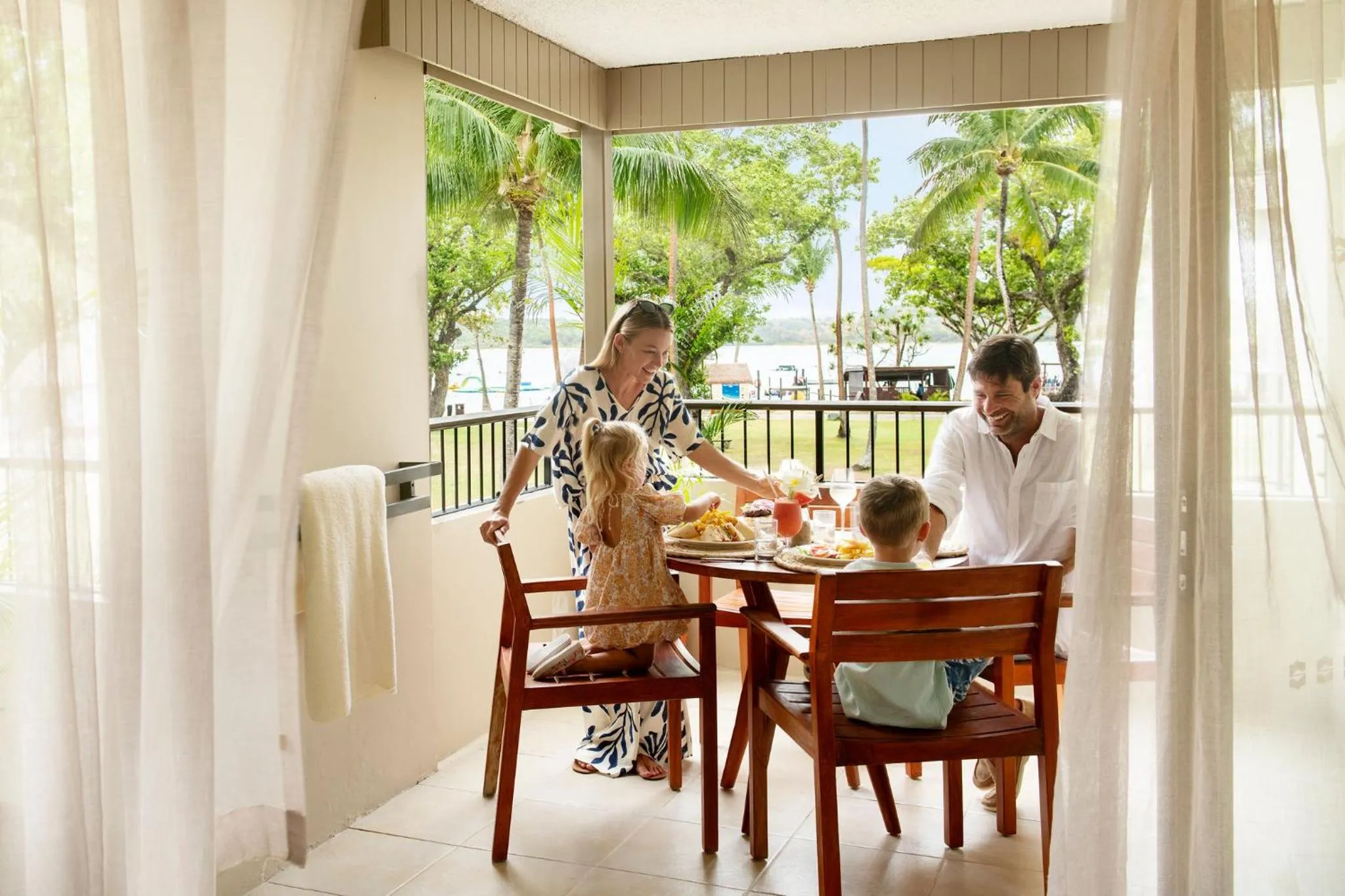 Lunch in Shangri-La Yanuca Island, Fiji