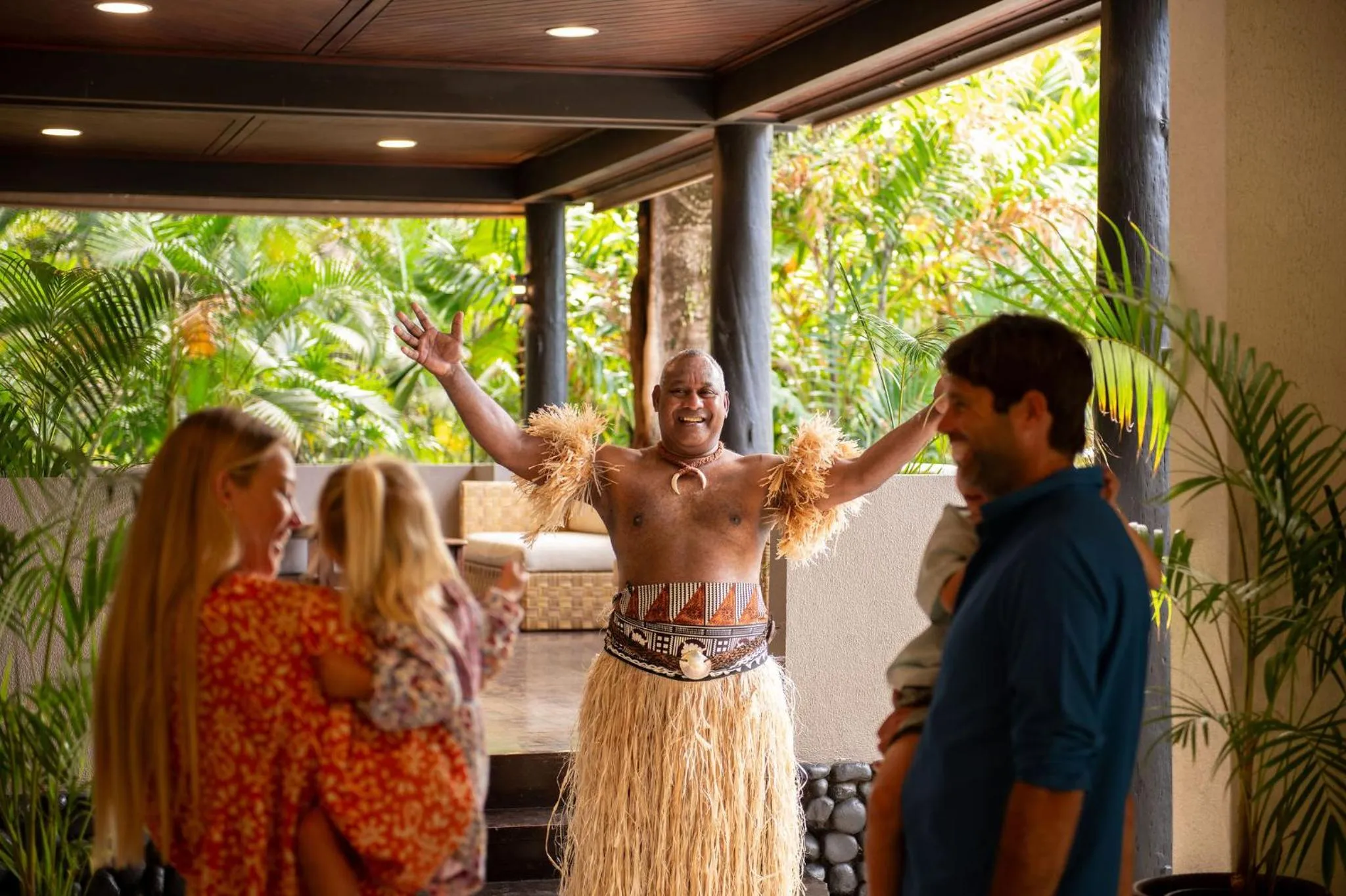 Lobby or reception in Shangri-La Yanuca Island, Fiji