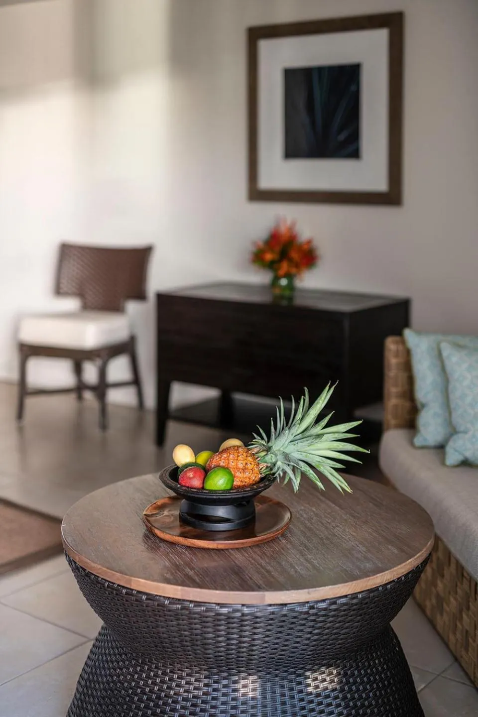 Decorative detail in Shangri-La Yanuca Island, Fiji