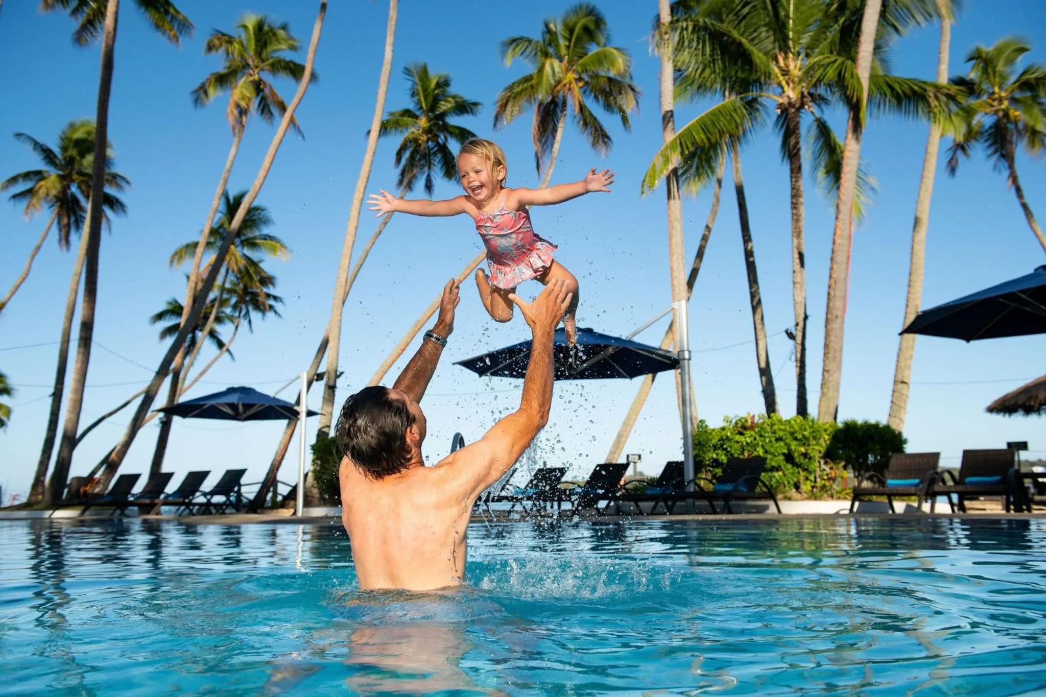 Swimming pool in Shangri-La Yanuca Island, Fiji