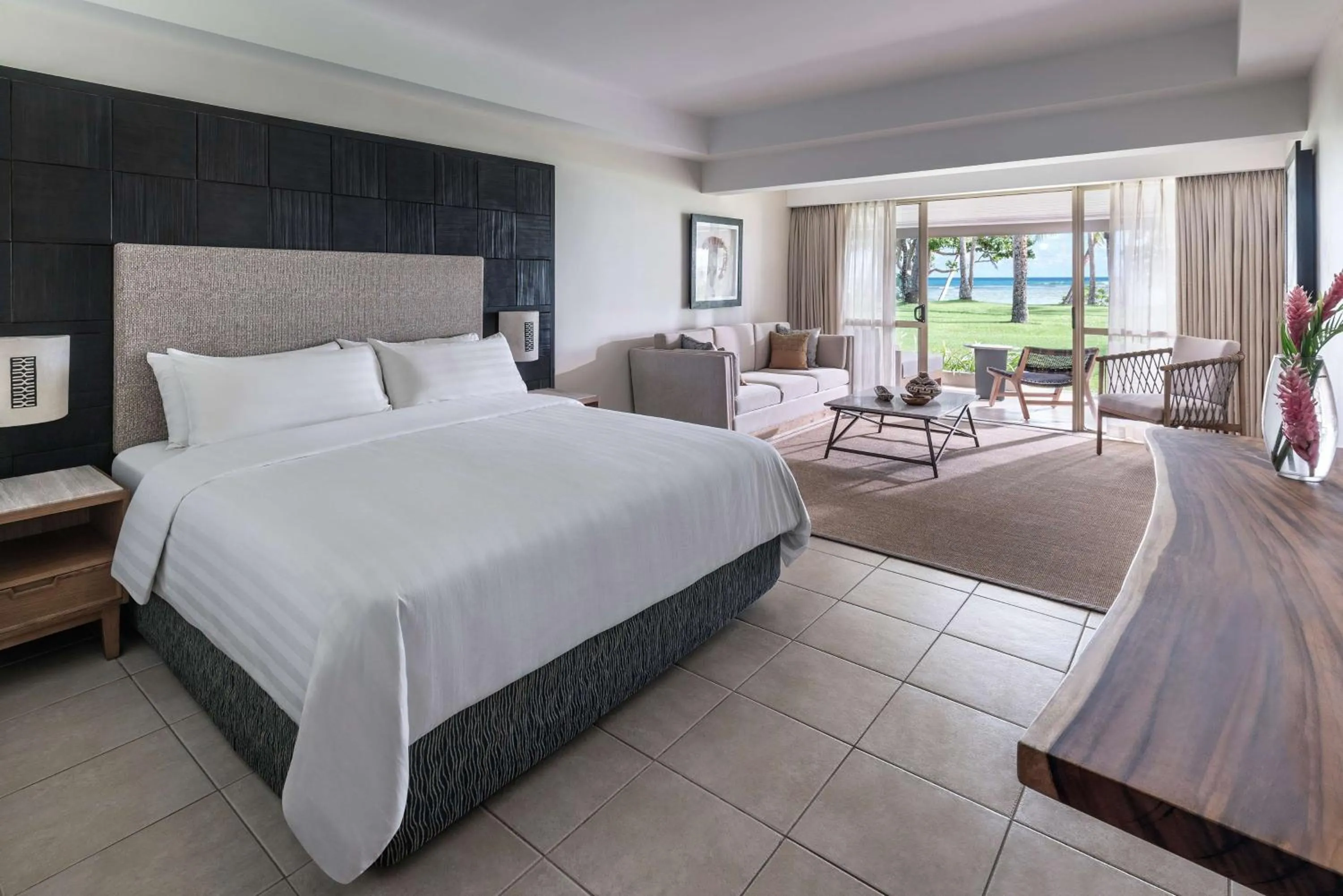 Photo of the whole room, Bed in Shangri-La Yanuca Island, Fiji