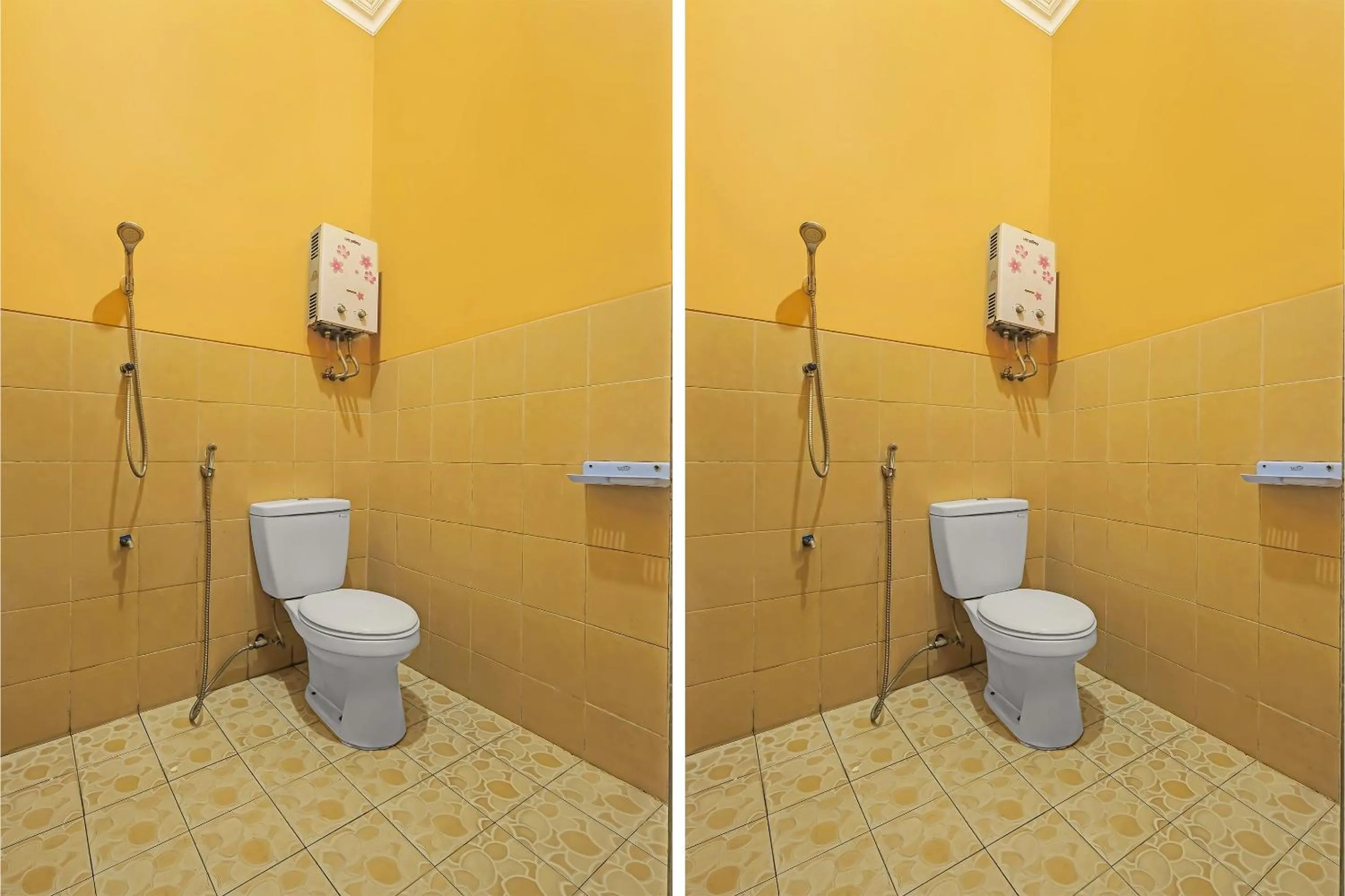 Bathroom in Hotel O Permata 3