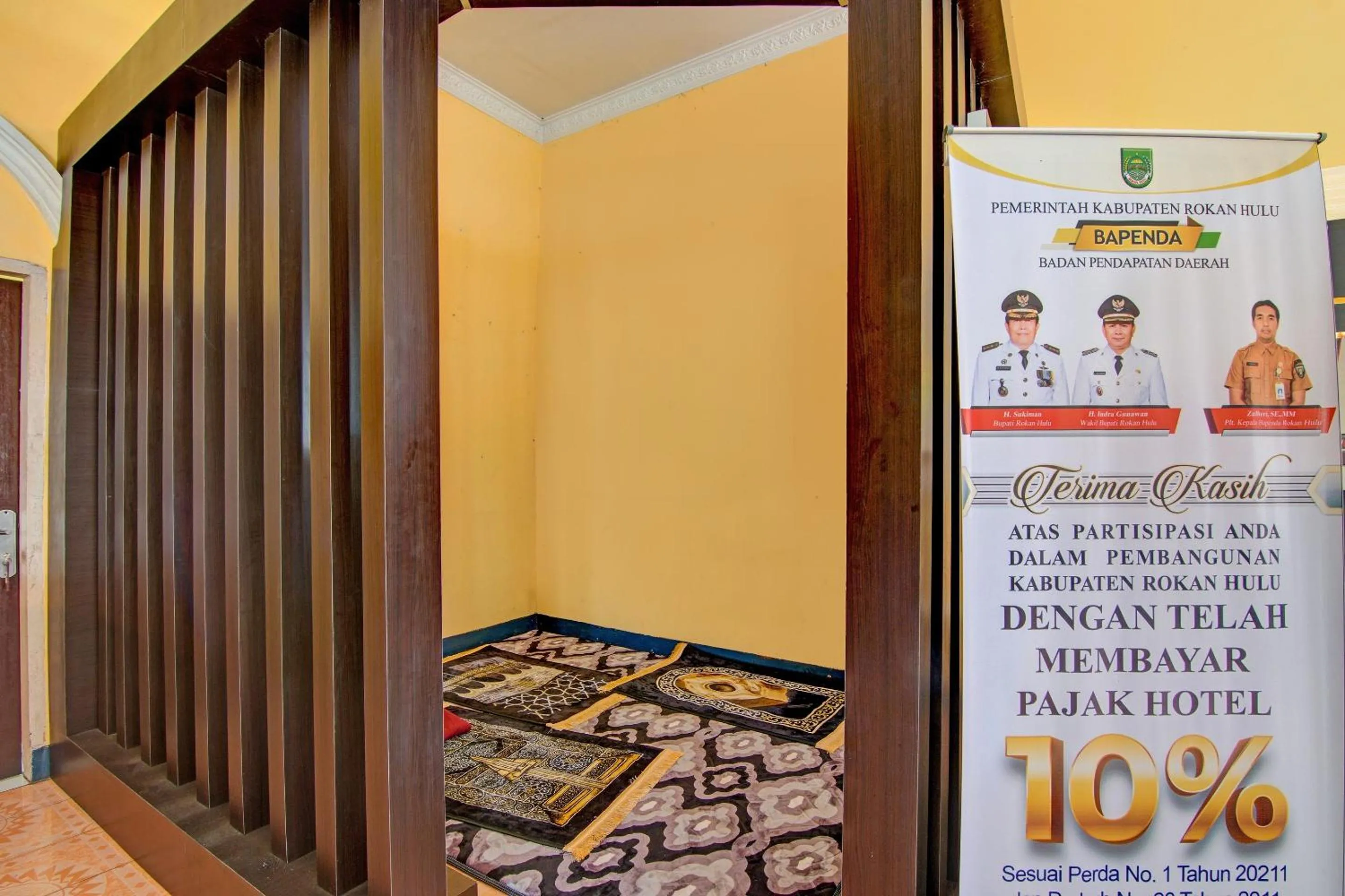Lobby or reception in OYO 92497 Penginapan Pasir Indah SyariahNearMonument Park City Sand Pengaraian