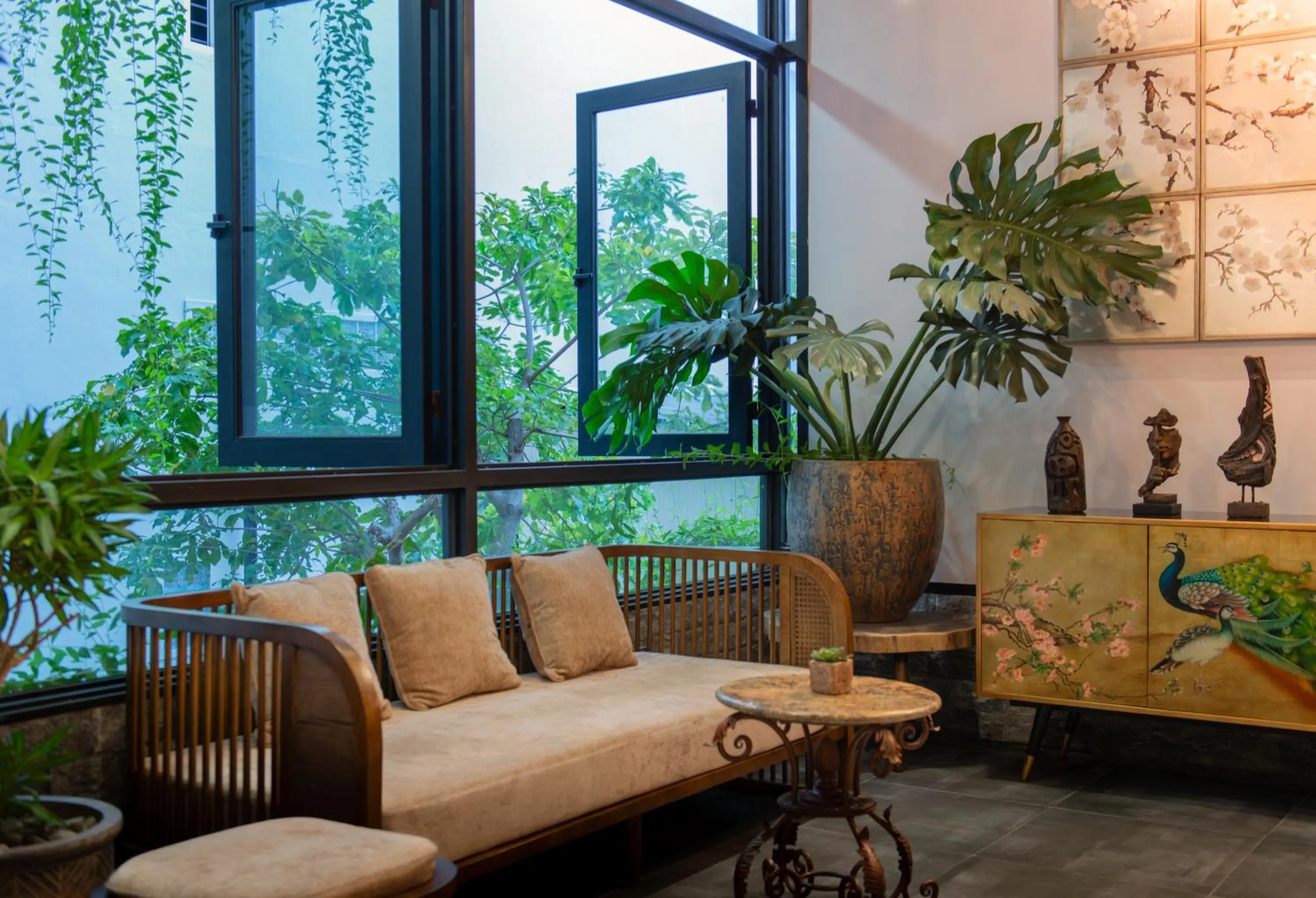 Lobby or reception in Aaron Boutique Hotel