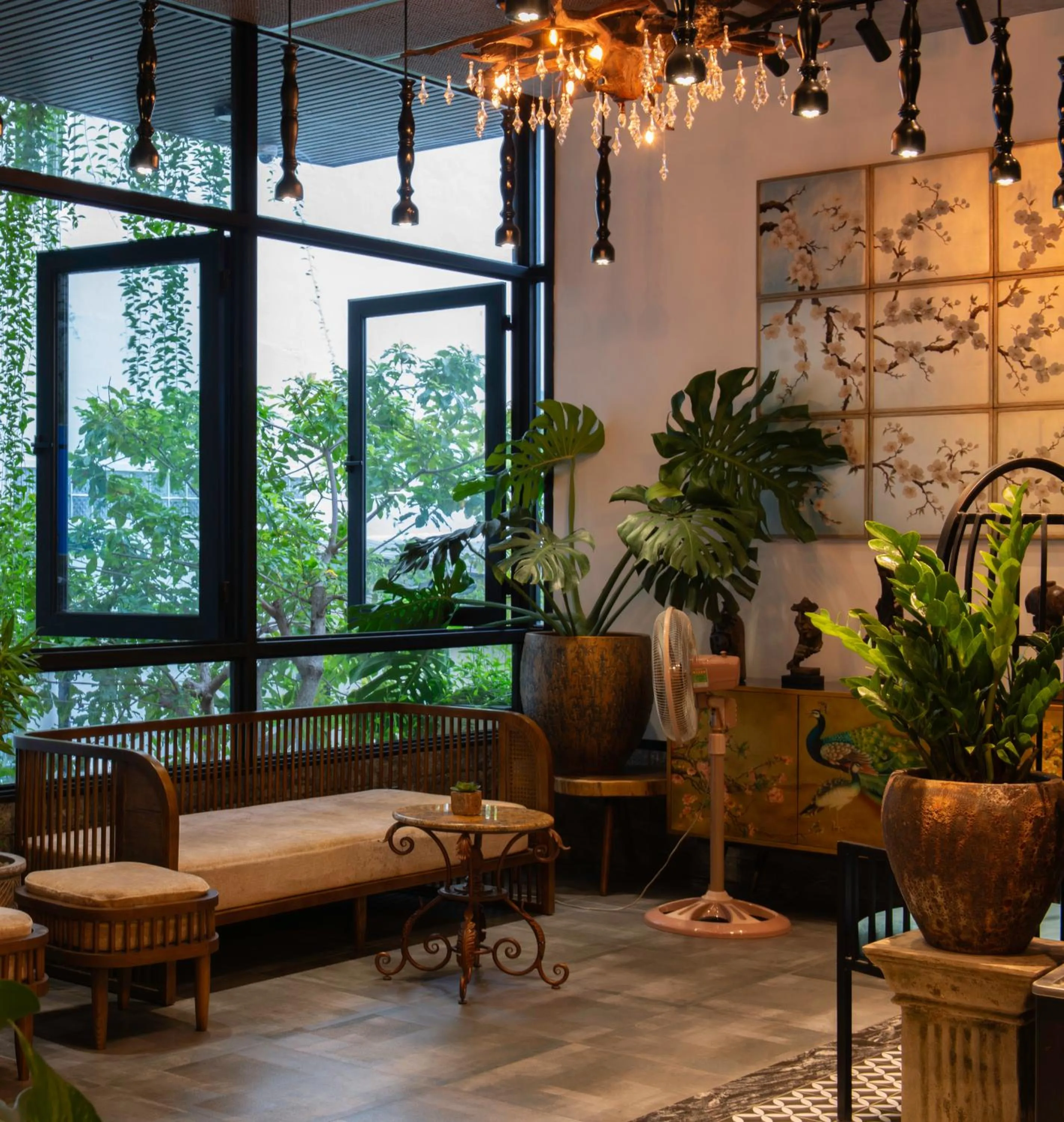 Lobby or reception in Aaron Boutique Hotel