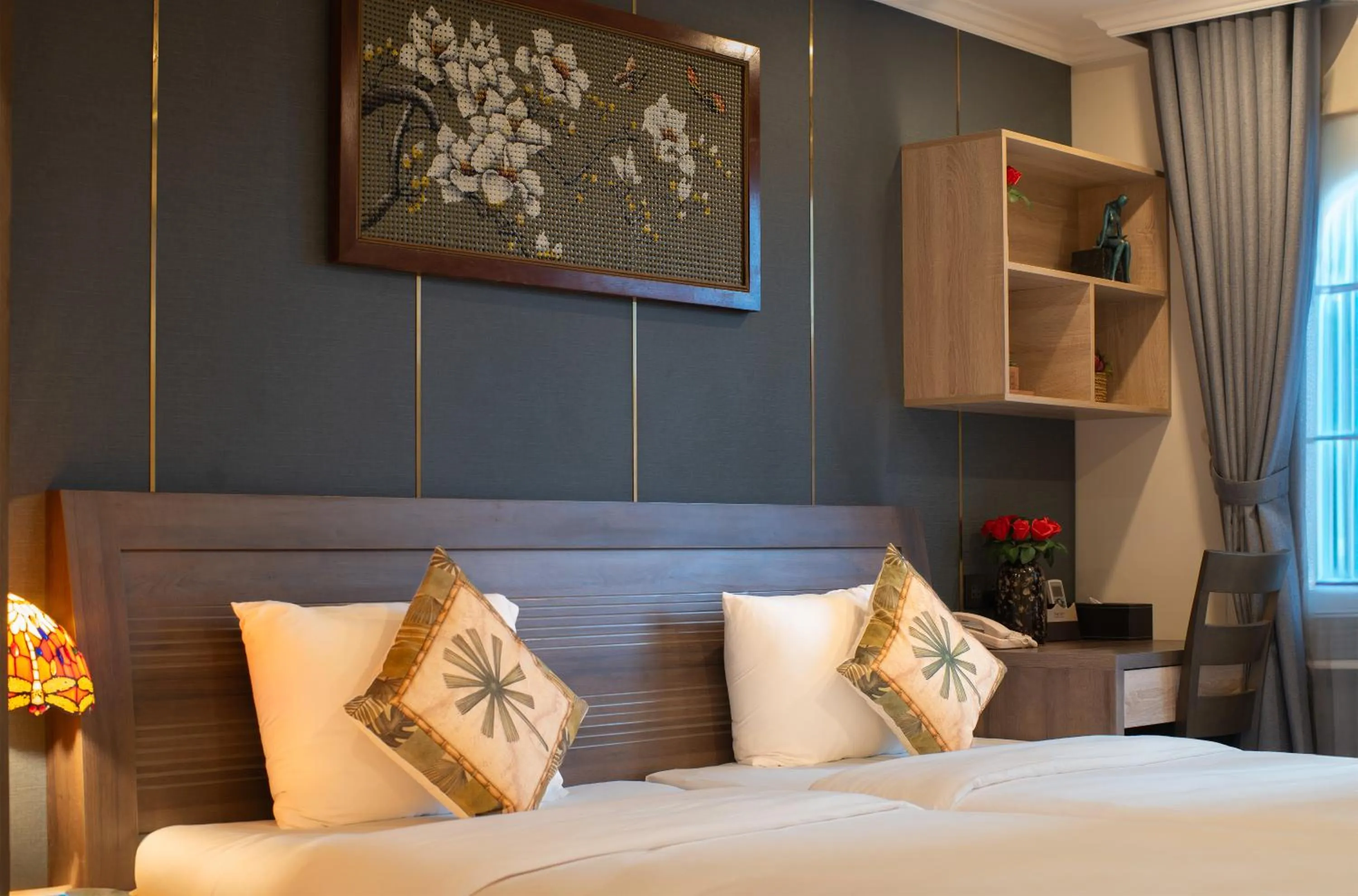 Bed in Aaron Boutique Hotel