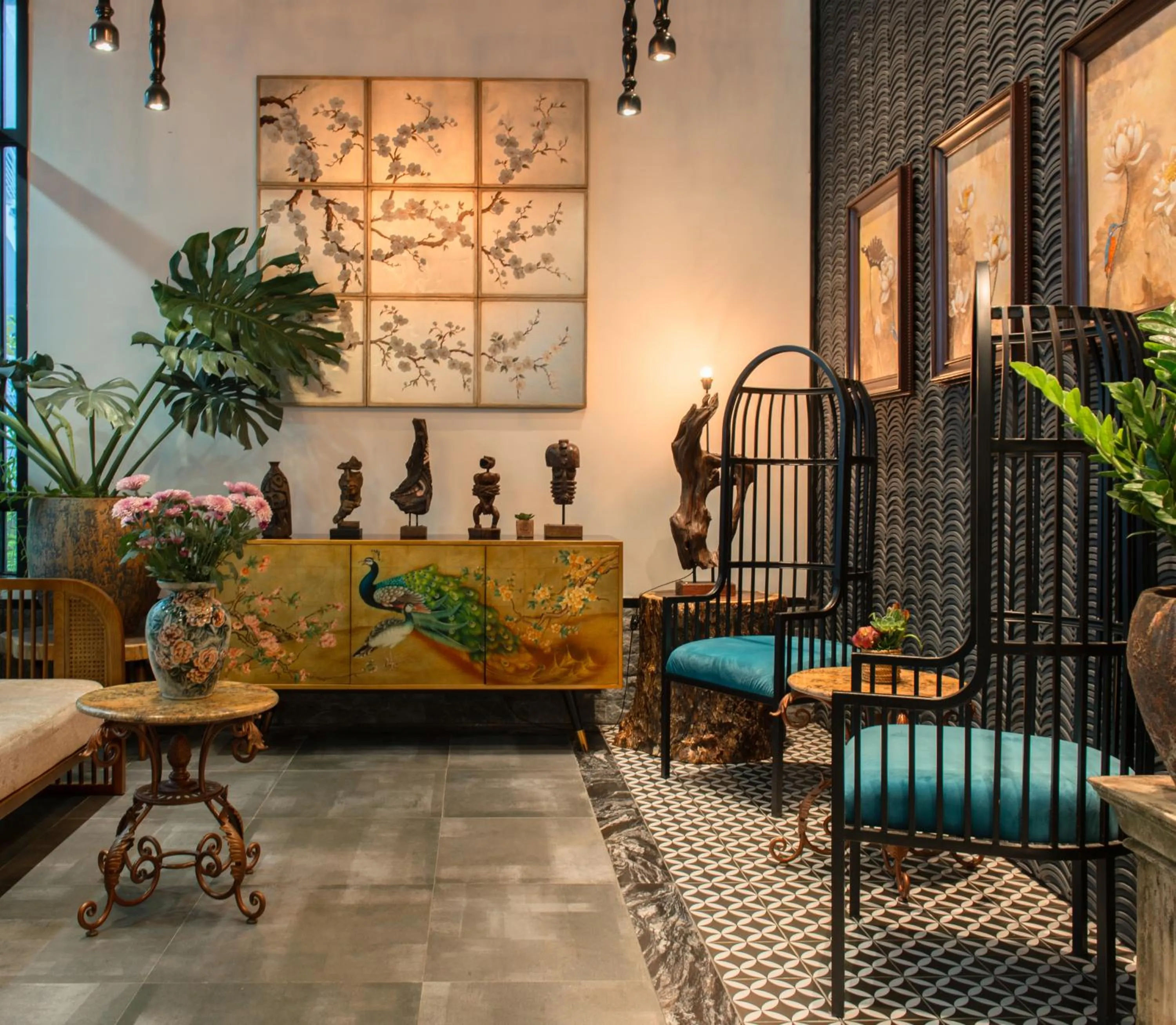 Lobby or reception in Aaron Boutique Hotel