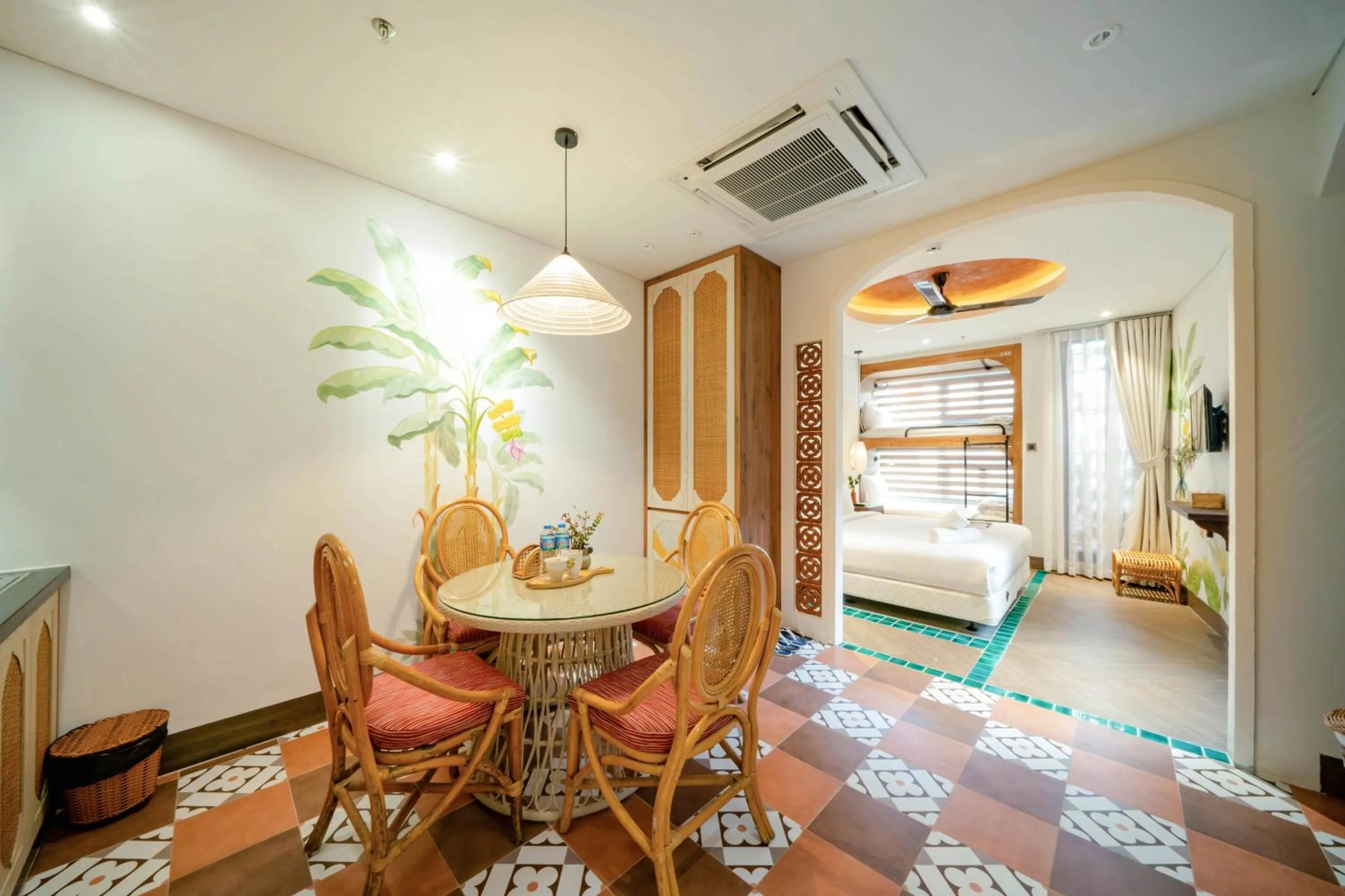 Dining area, Bed in Seahorse Signature Danang Hotel by Haviland