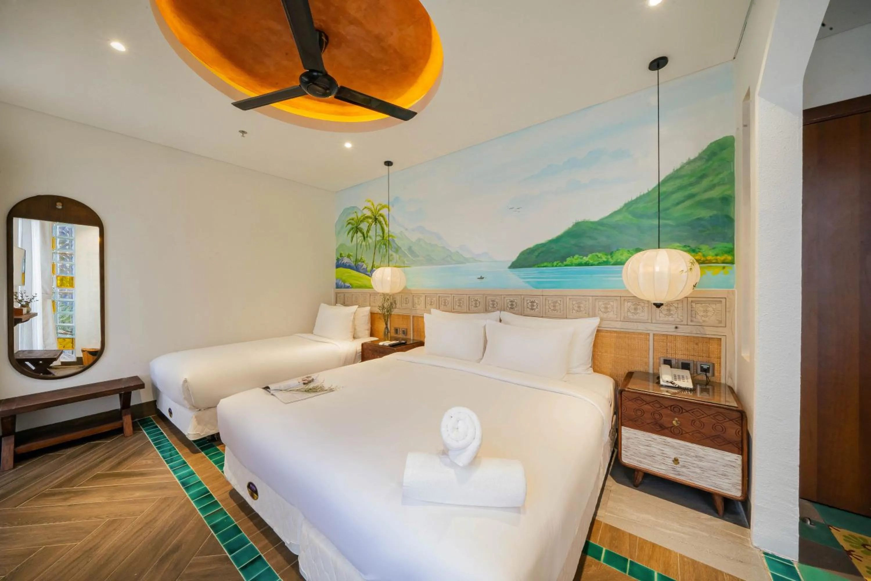 Bed in Seahorse Signature Danang Hotel by Haviland