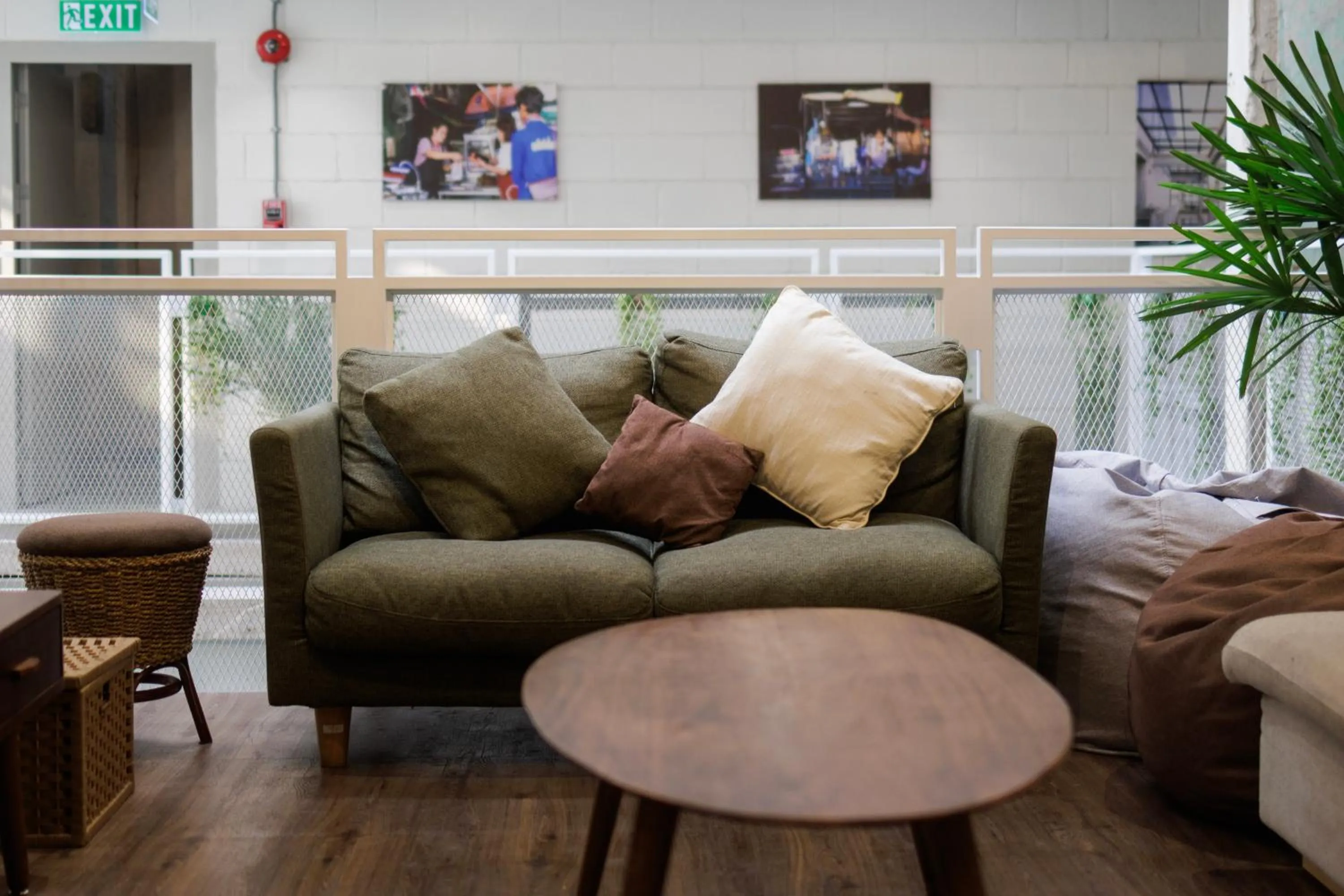 Living room in C'HOUSE Bangkok
