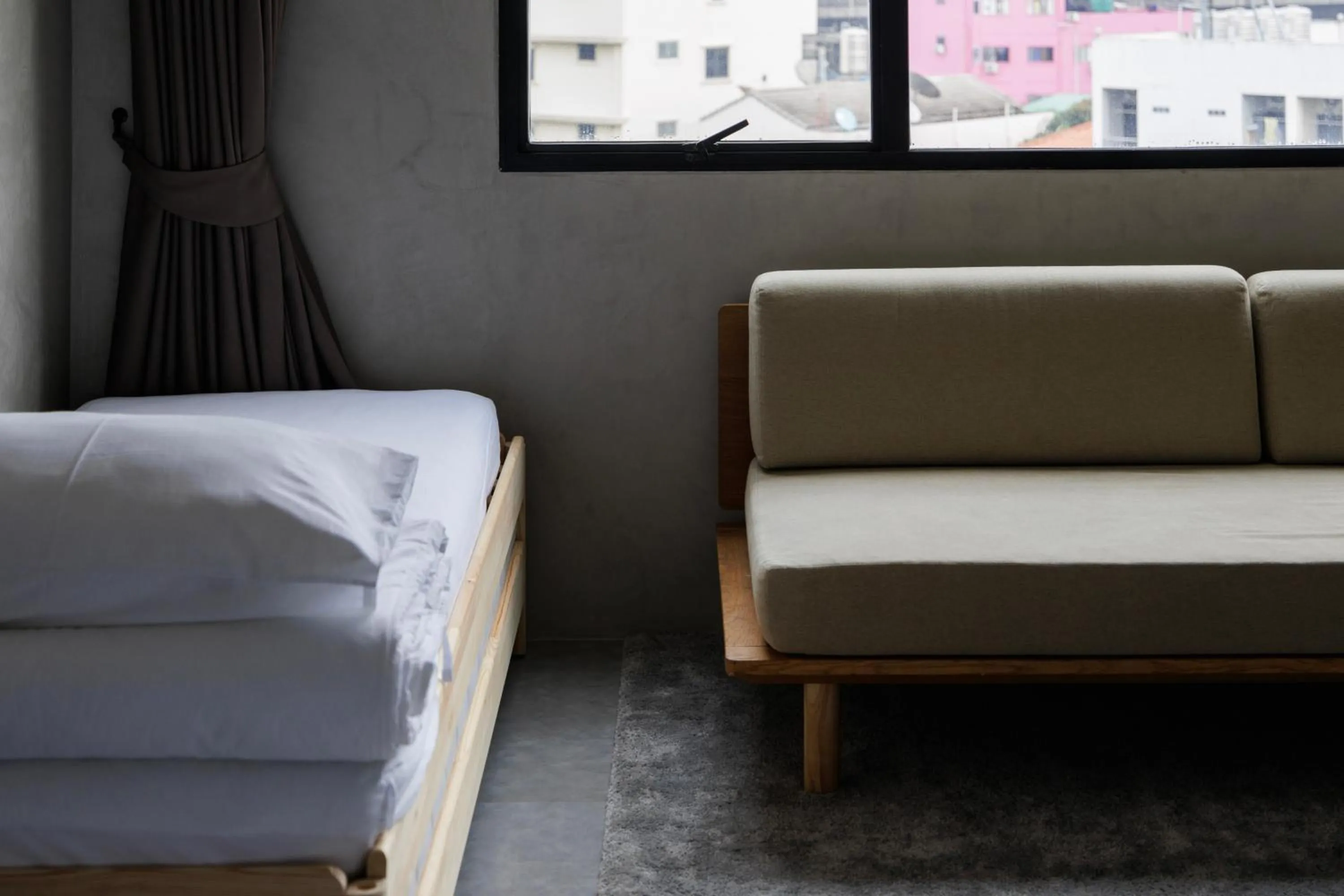 Bed in C'HOUSE Bangkok