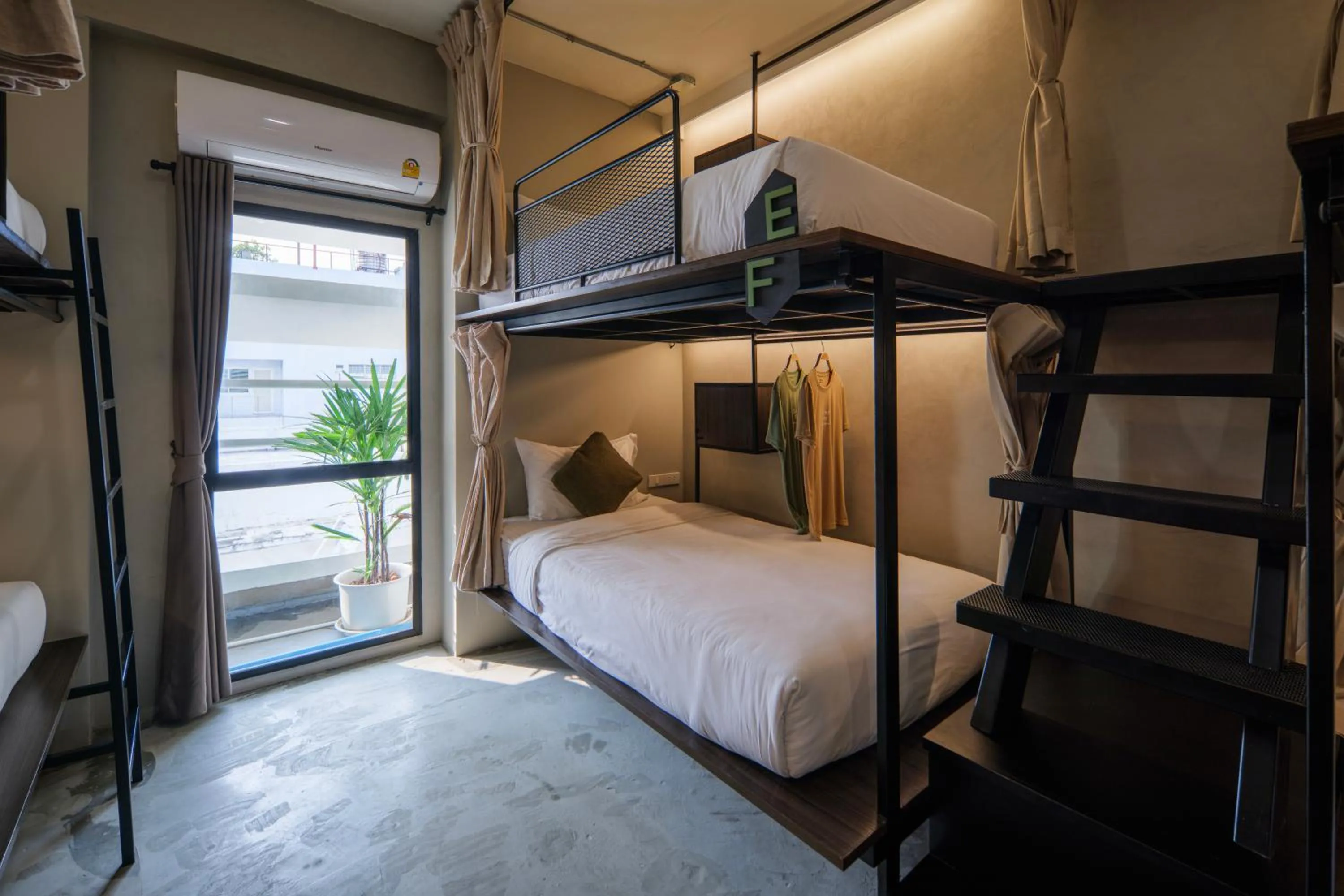 Bed in C'HOUSE Bangkok