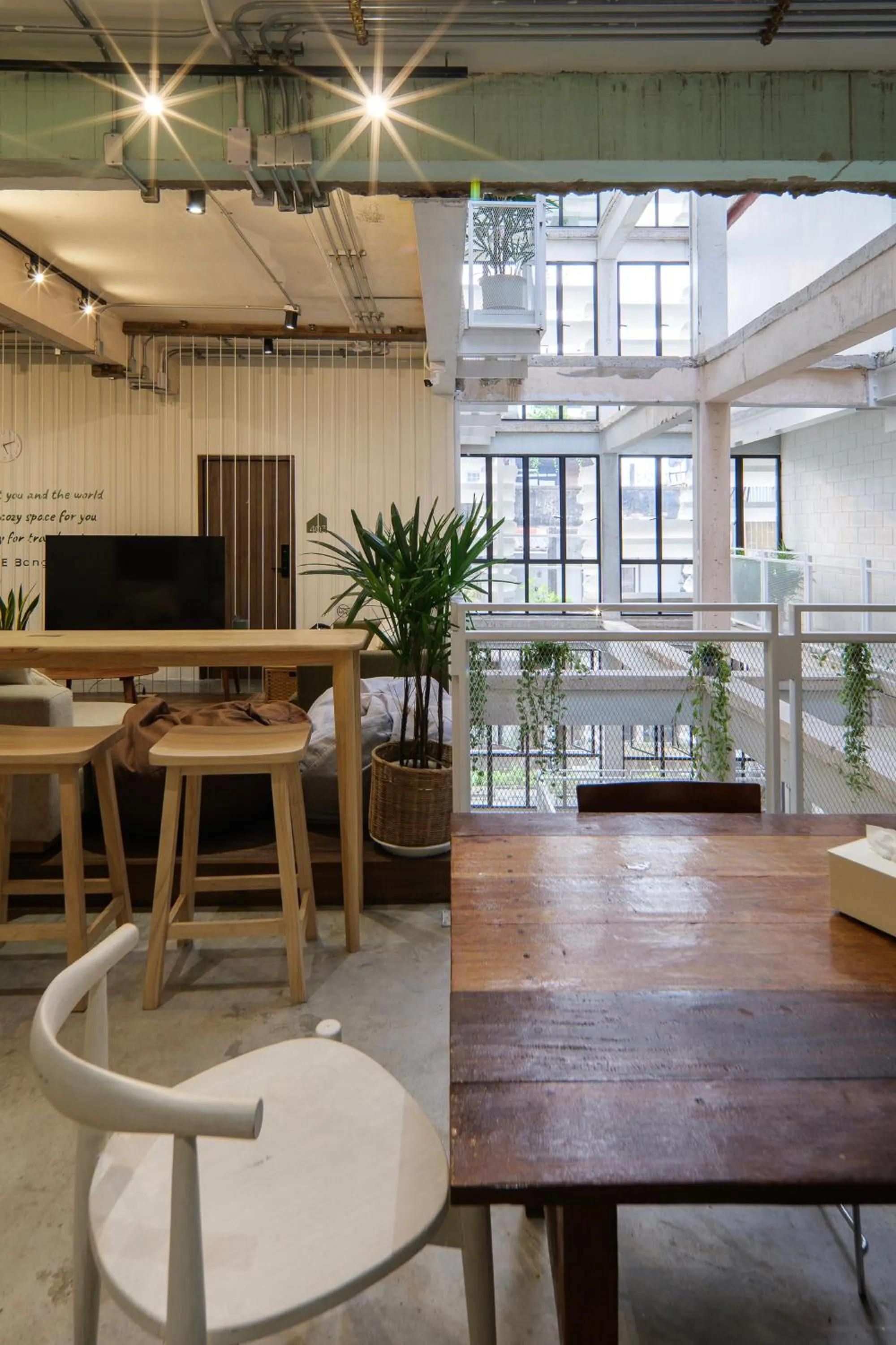 Communal lounge/ TV room in C'HOUSE Bangkok