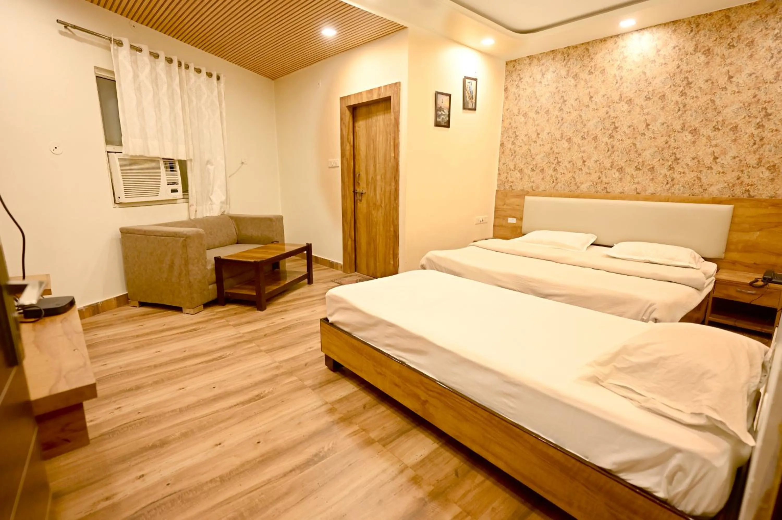 Bed in Hotel Vrindavan Palace