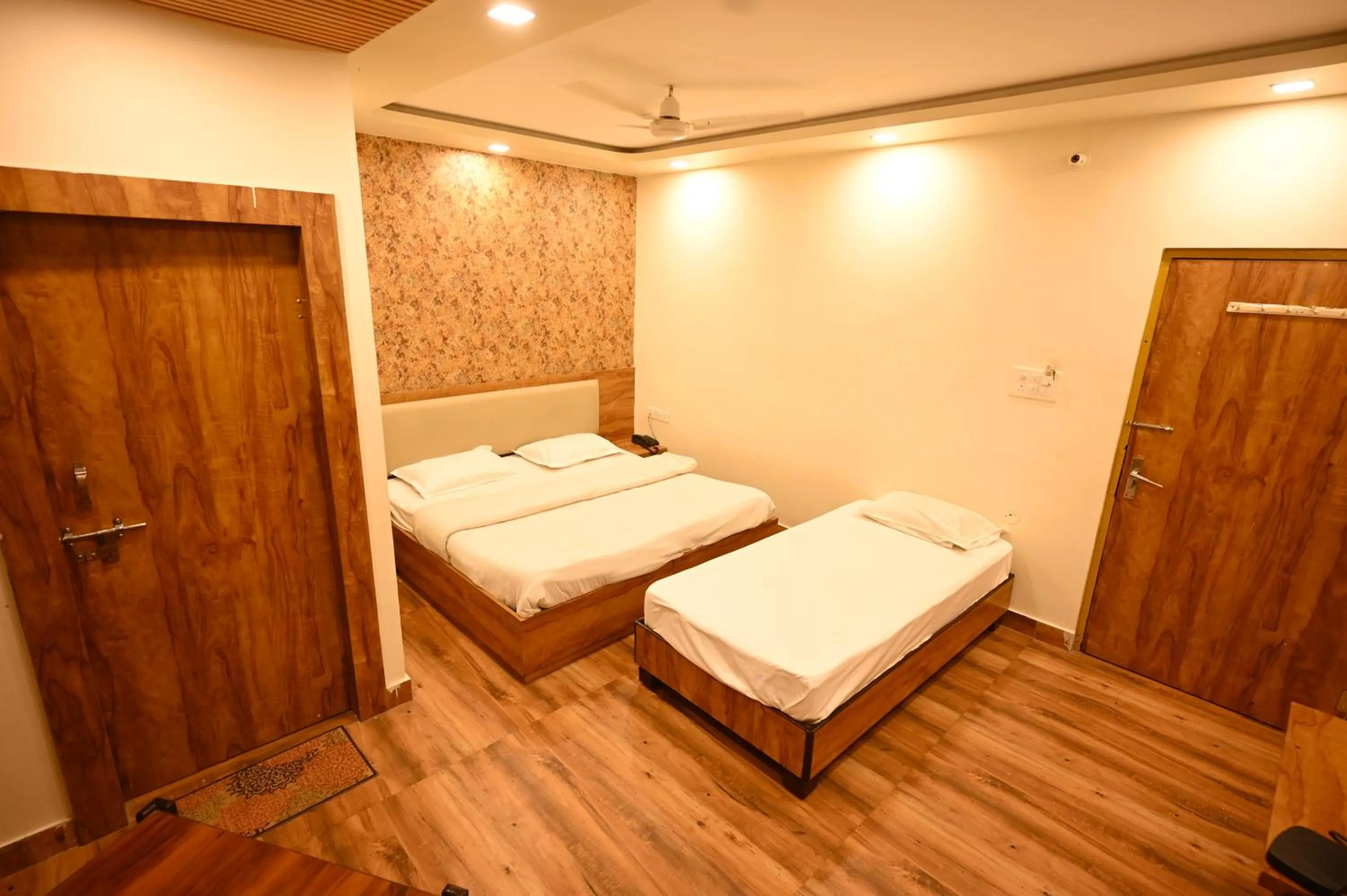 Bed in Hotel Vrindavan Palace