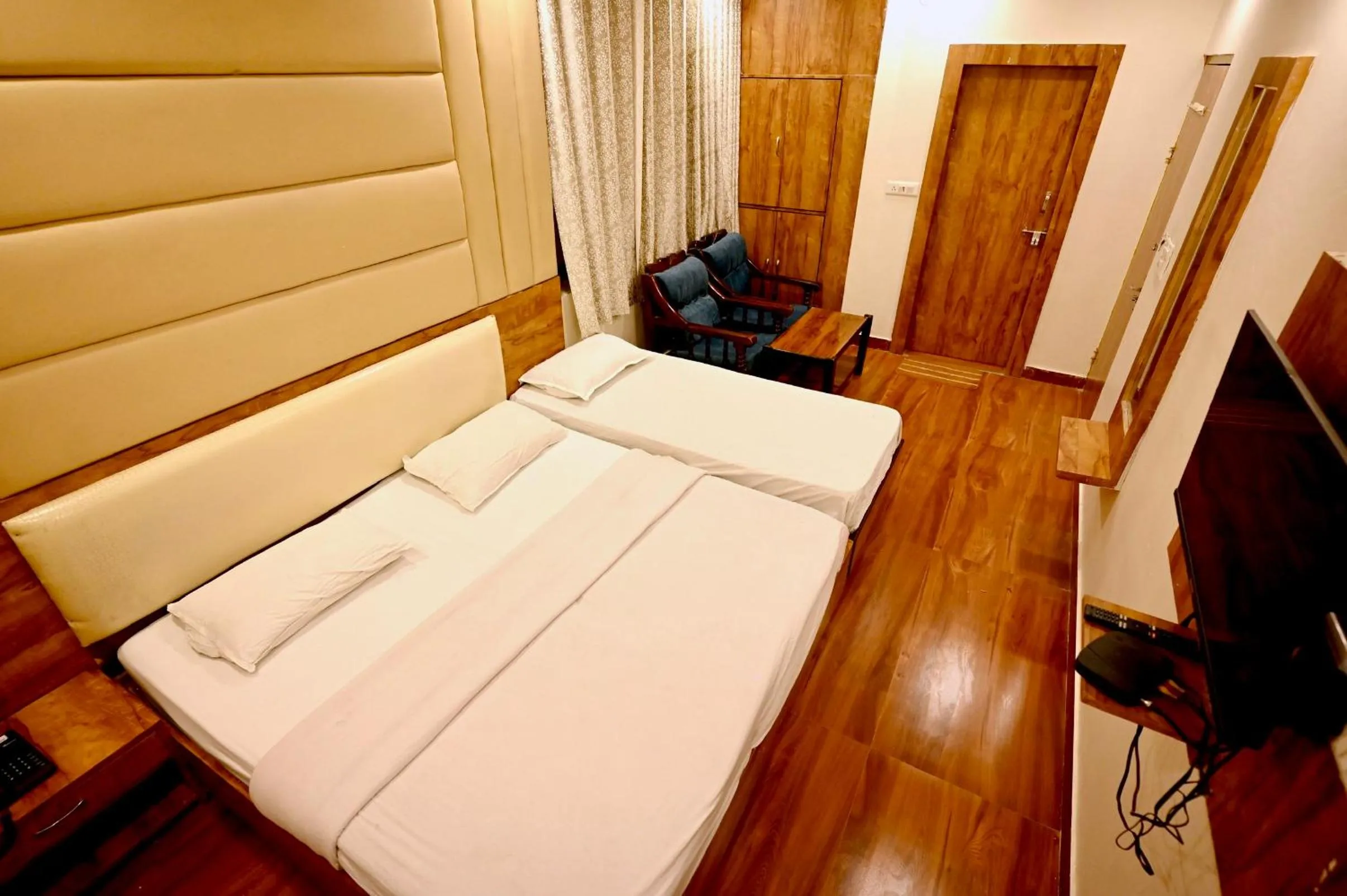 Bed in Hotel Vrindavan Palace