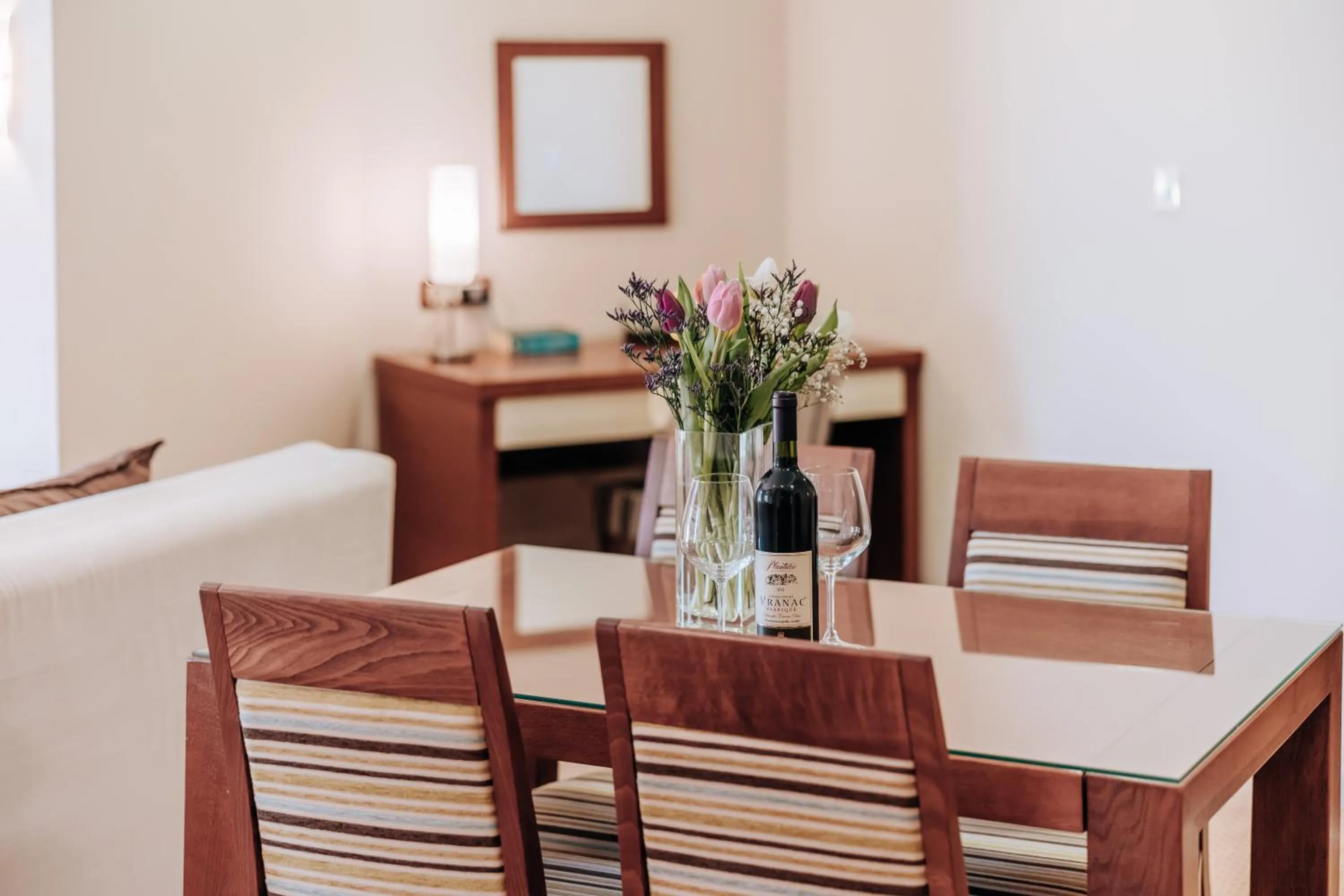 Dining area in Apartments Del Mar
