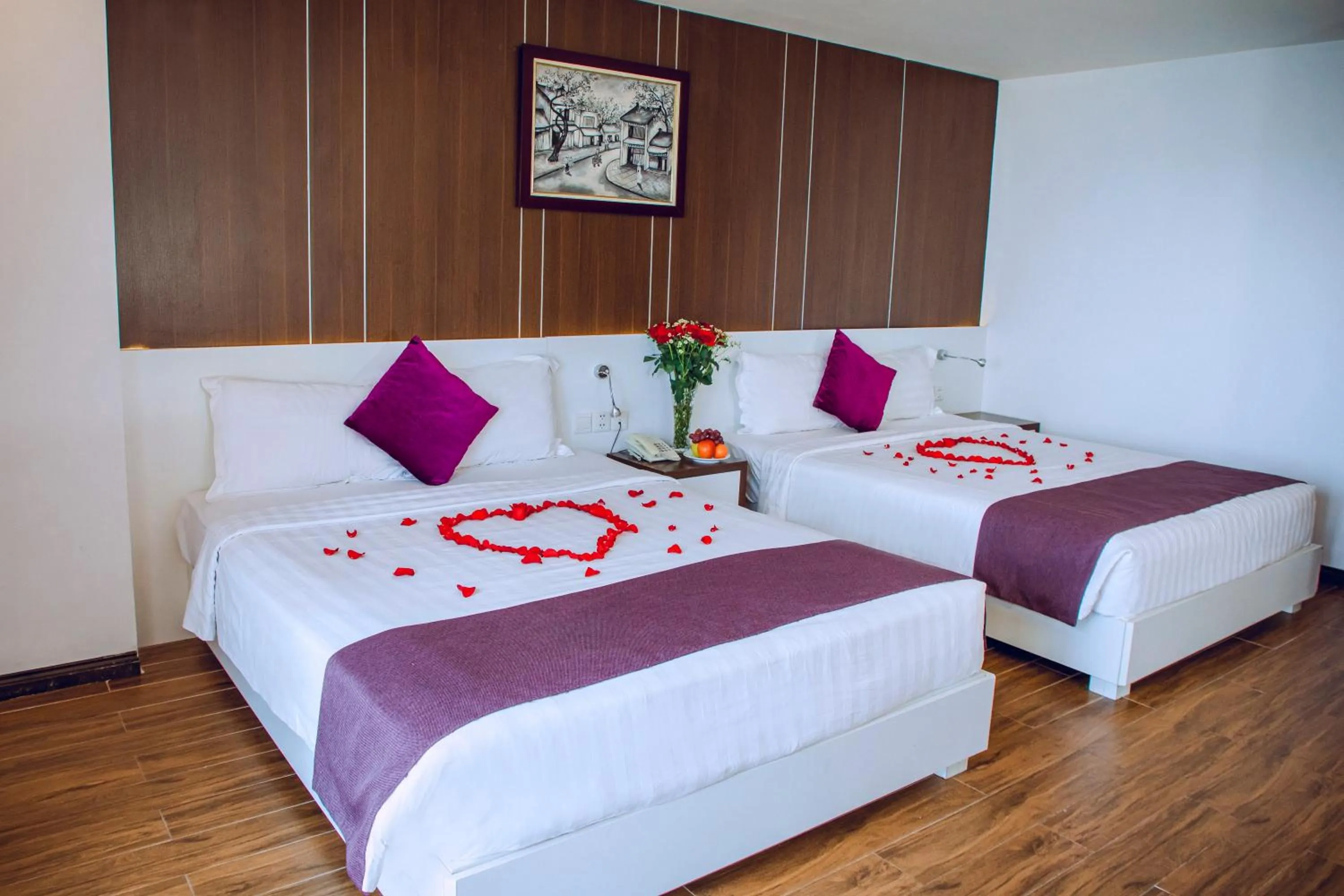 Bed in Morris Hotel Nha Trang