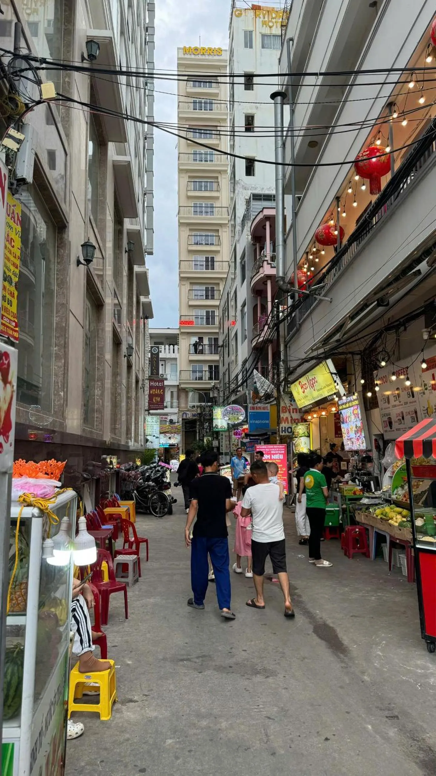 Quiet street view in Morris Hotel Nha Trang