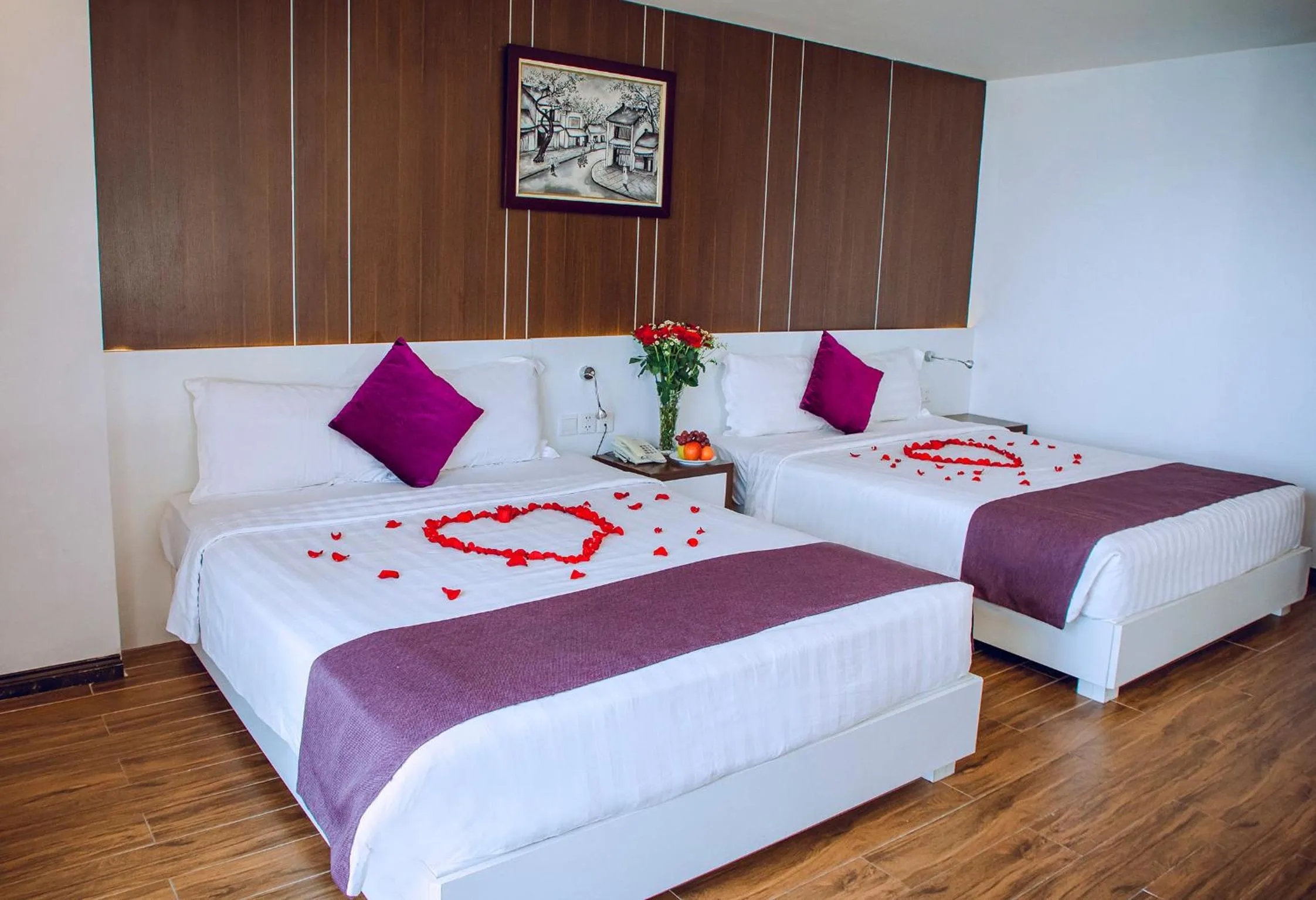 Bed in Morris Hotel Nha Trang