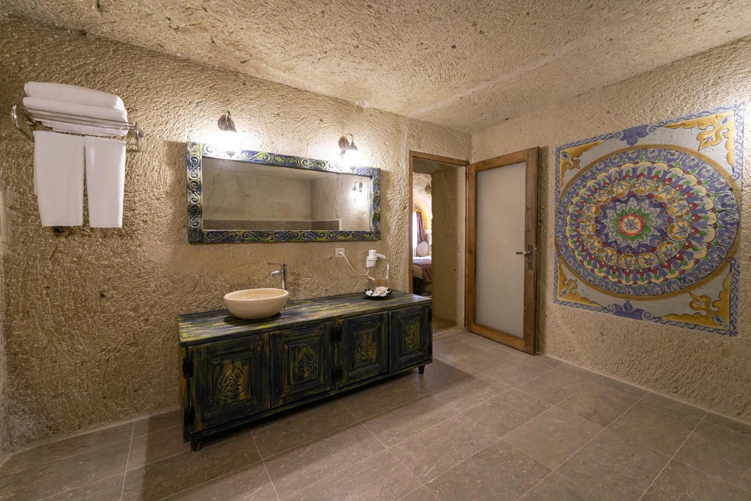 Bathroom in Doctor's Cave Cappadocia