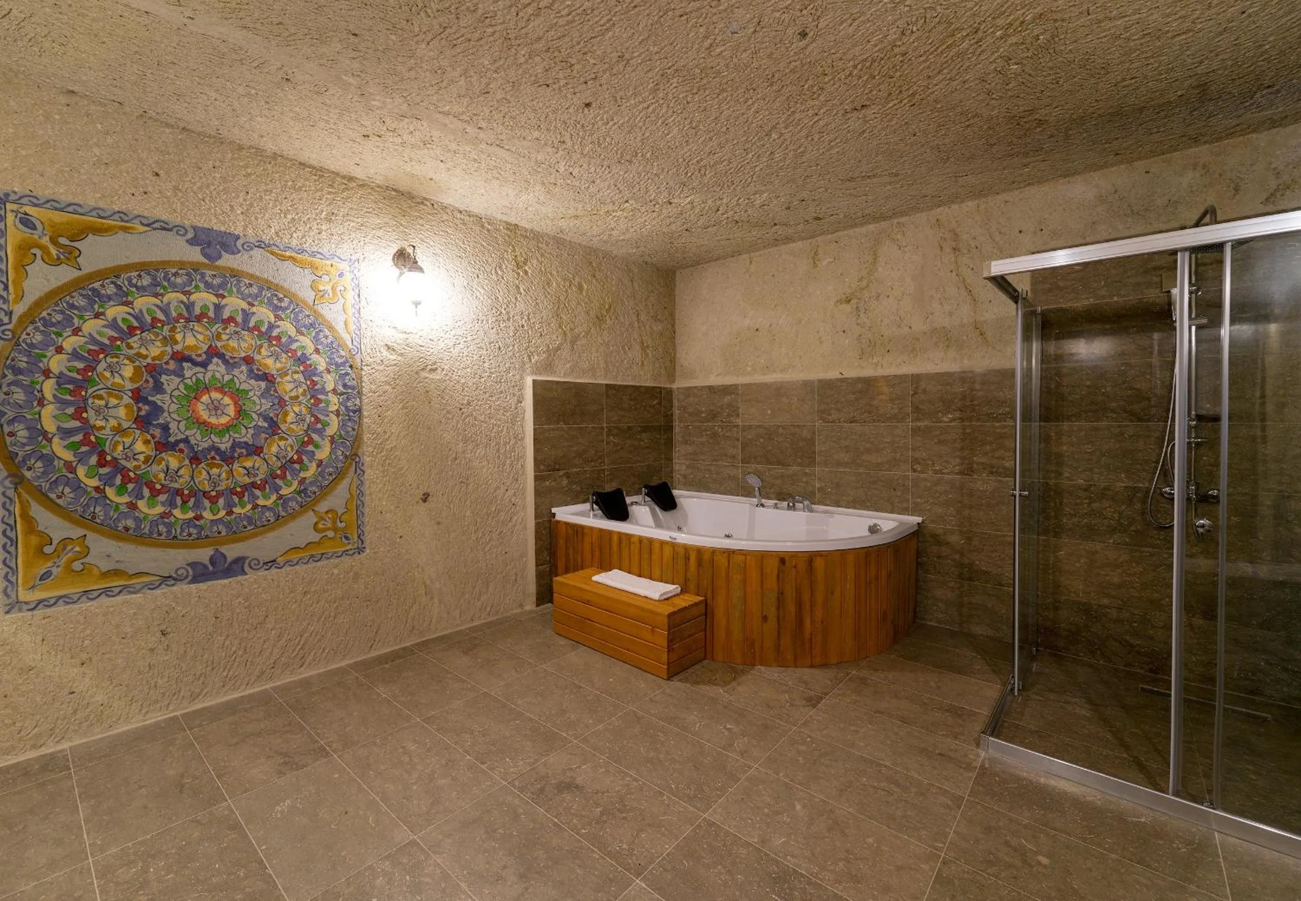 Shower in Doctor's Cave Cappadocia