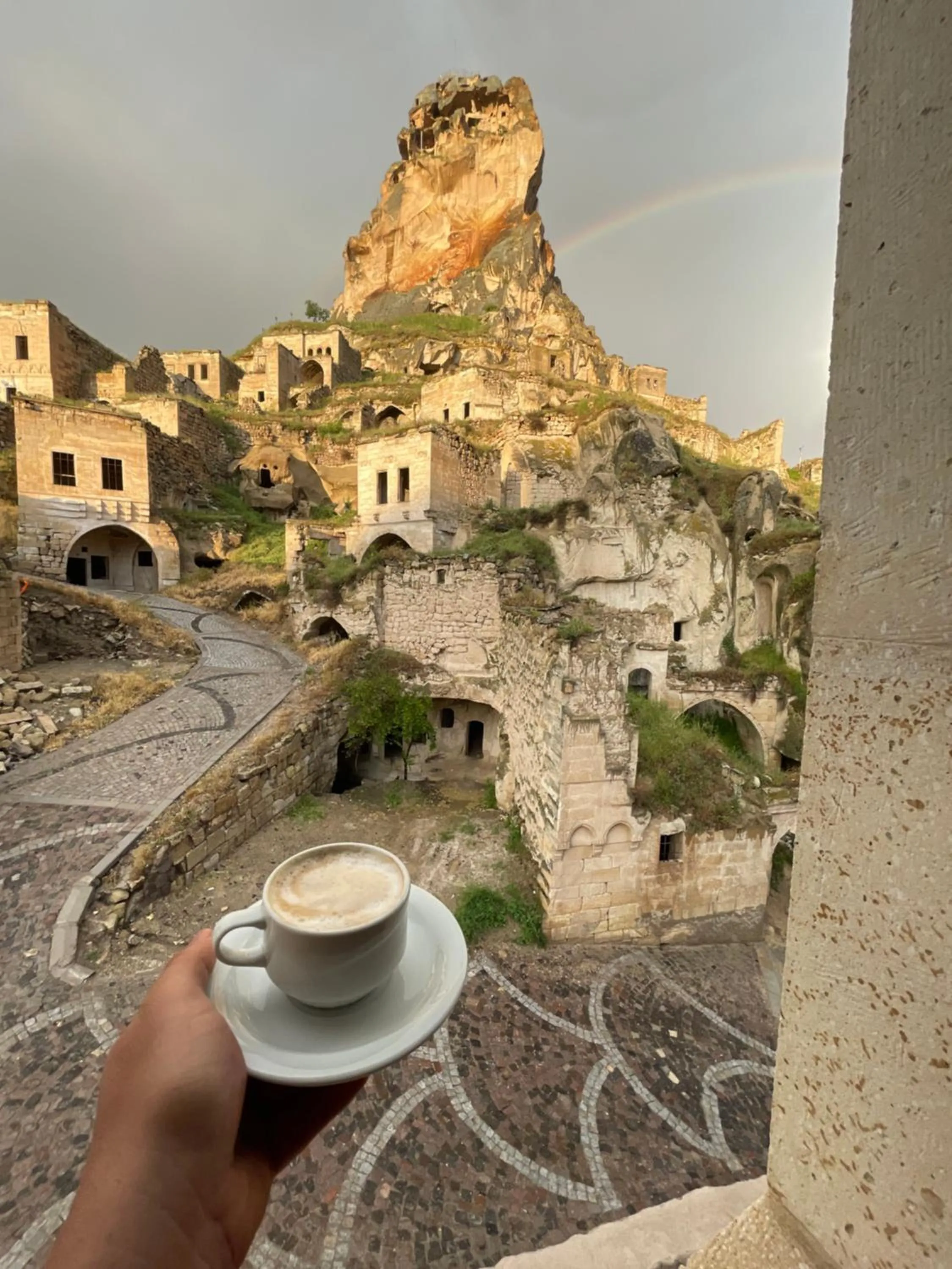 Natural landscape in Doctor's Cave Cappadocia