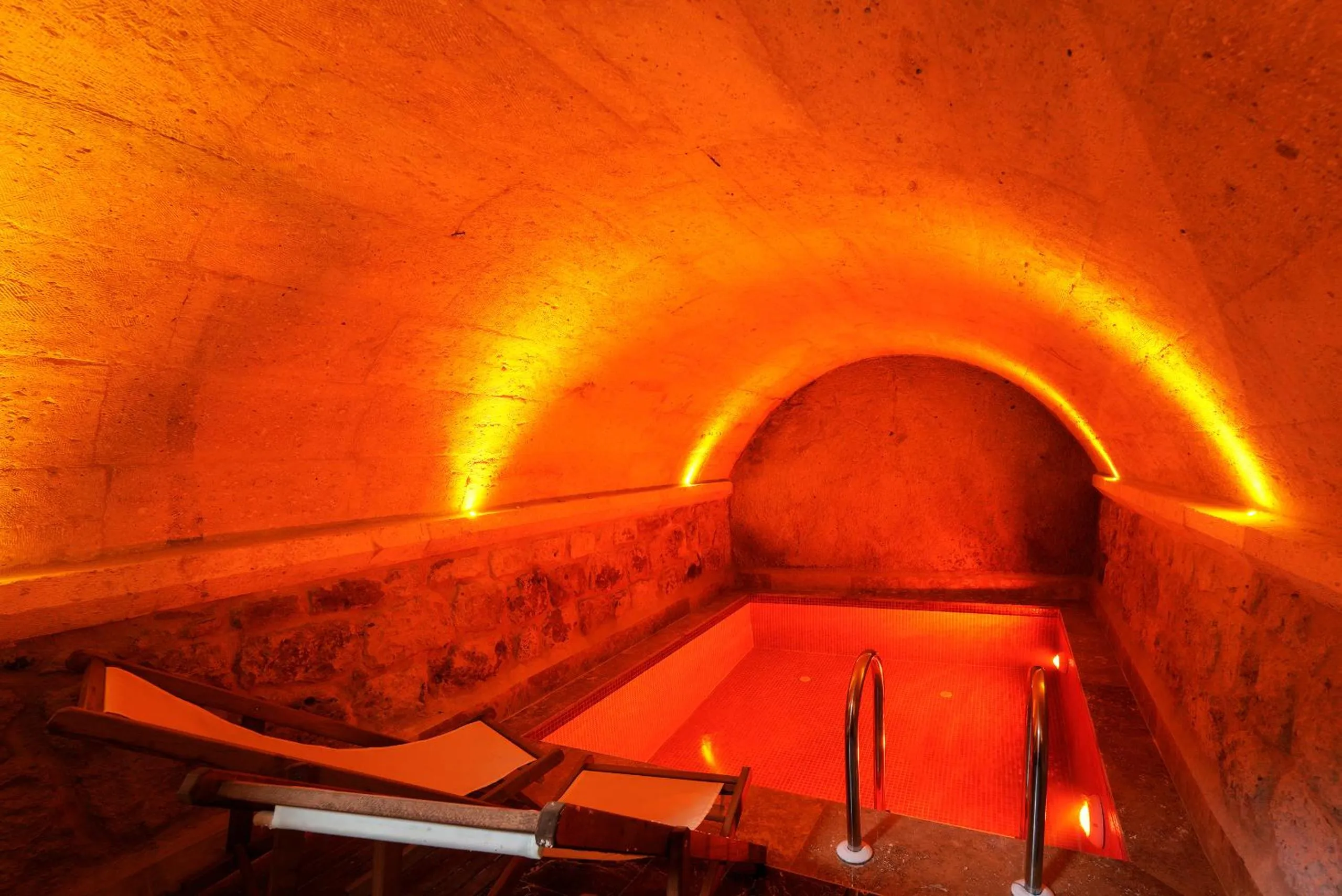 Swimming pool in Doctor's Cave Cappadocia