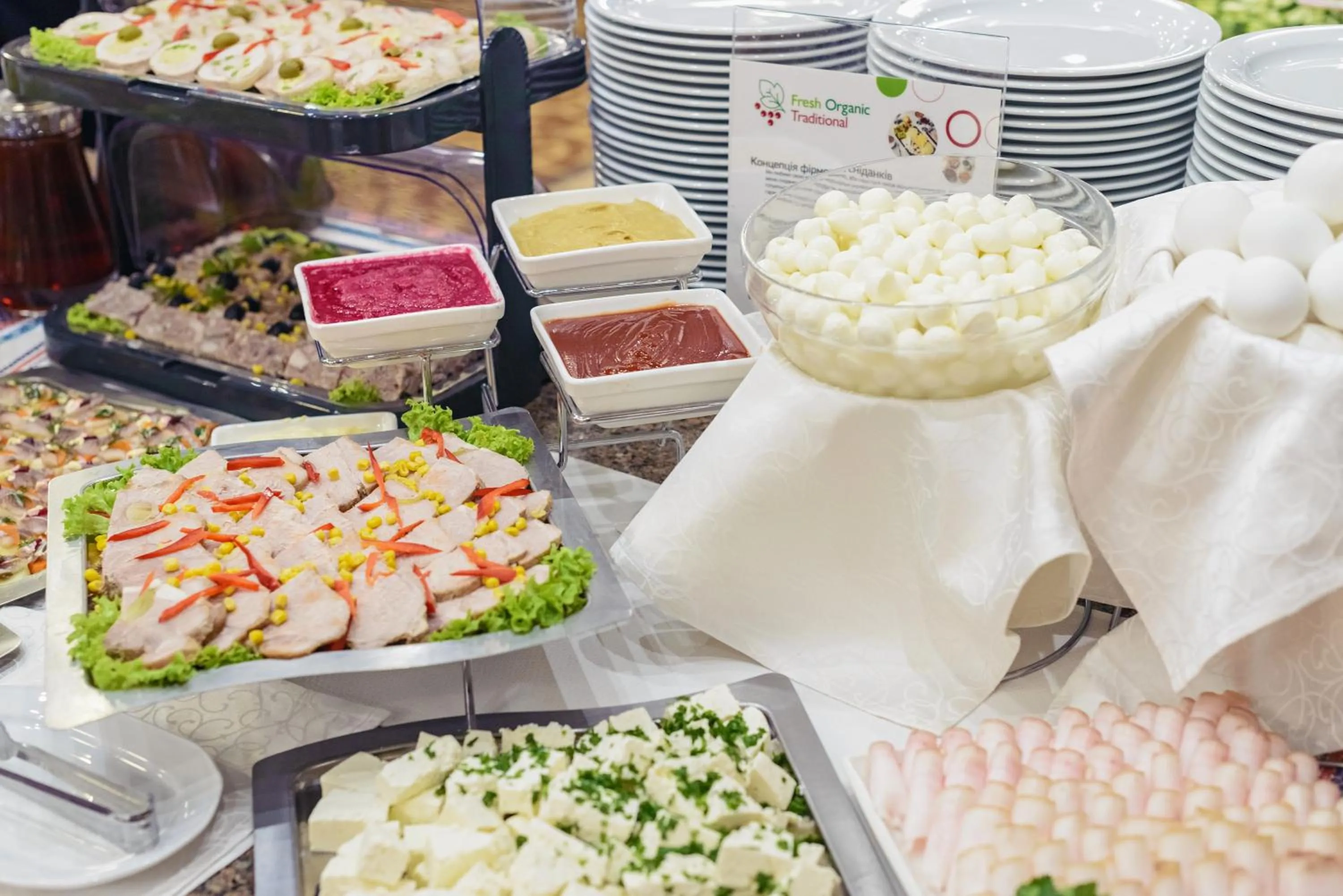 Breakfast in Premier Hotel Rus