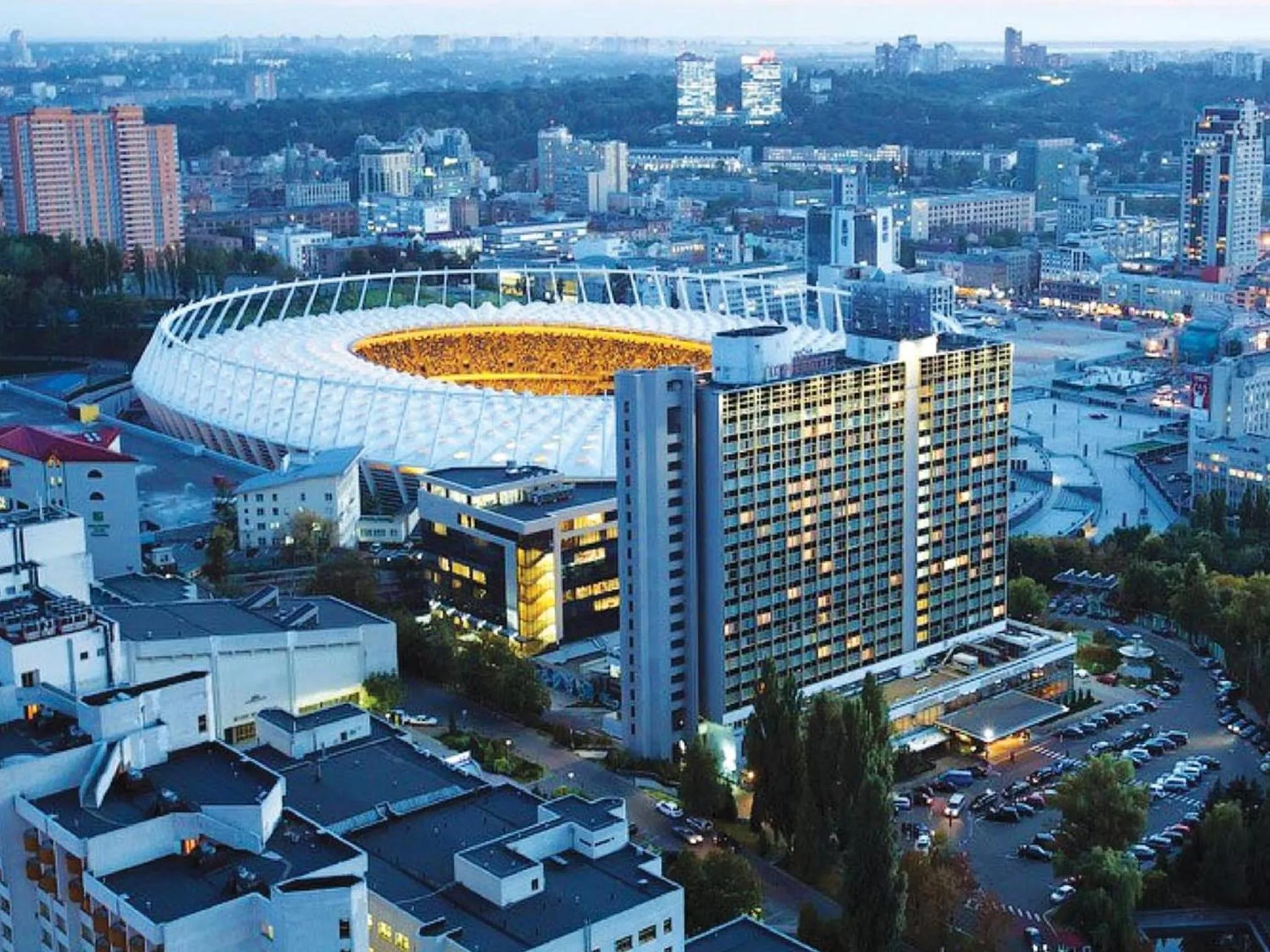 Facade/entrance in Premier Hotel Rus