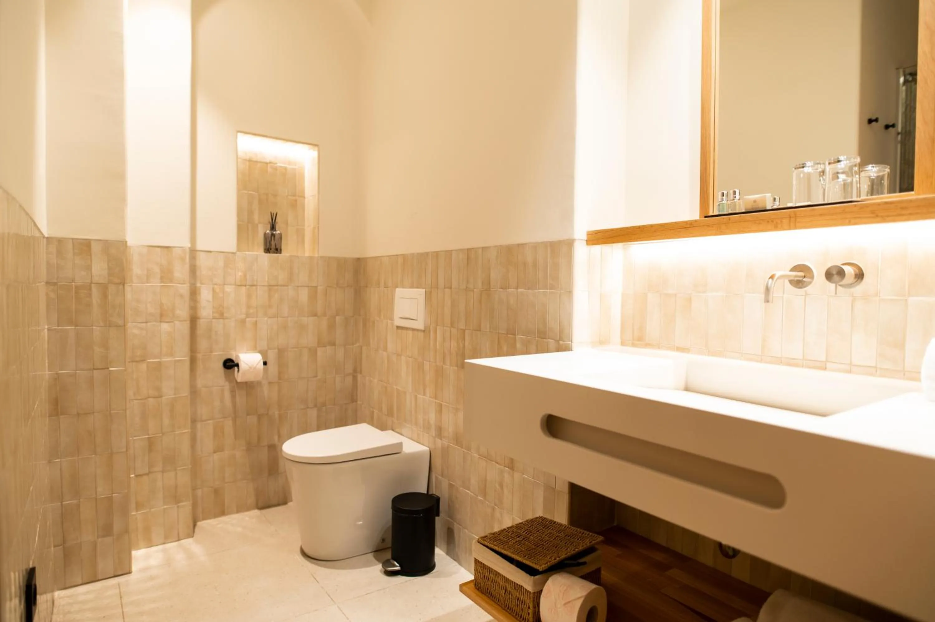 Bathroom in Legado Magdalena Hotel