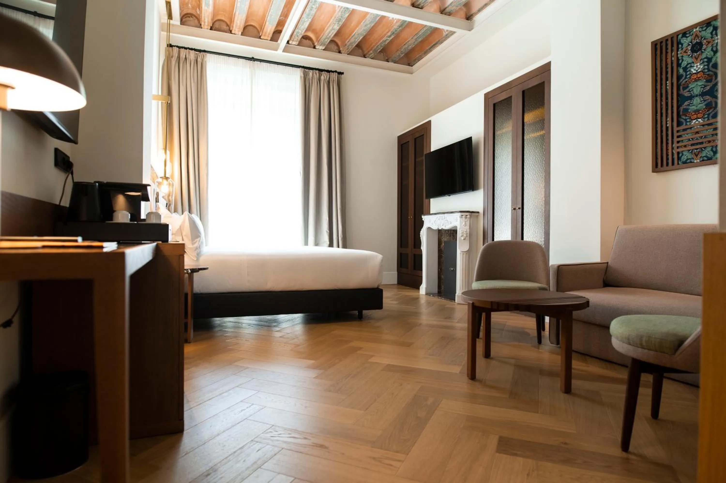 View (from property/room), Bed in Legado Magdalena Hotel